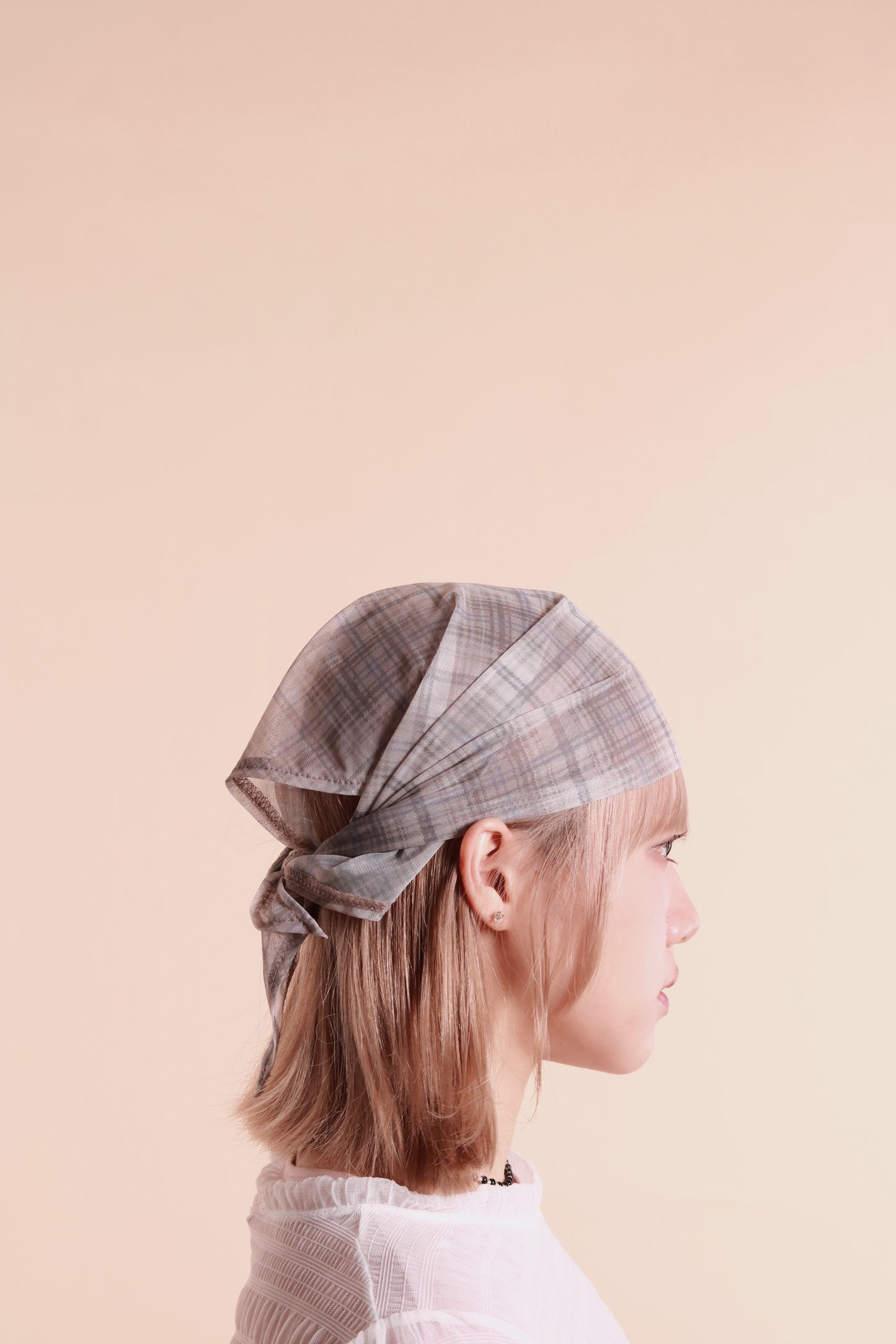 See Through Scarf (Beige)