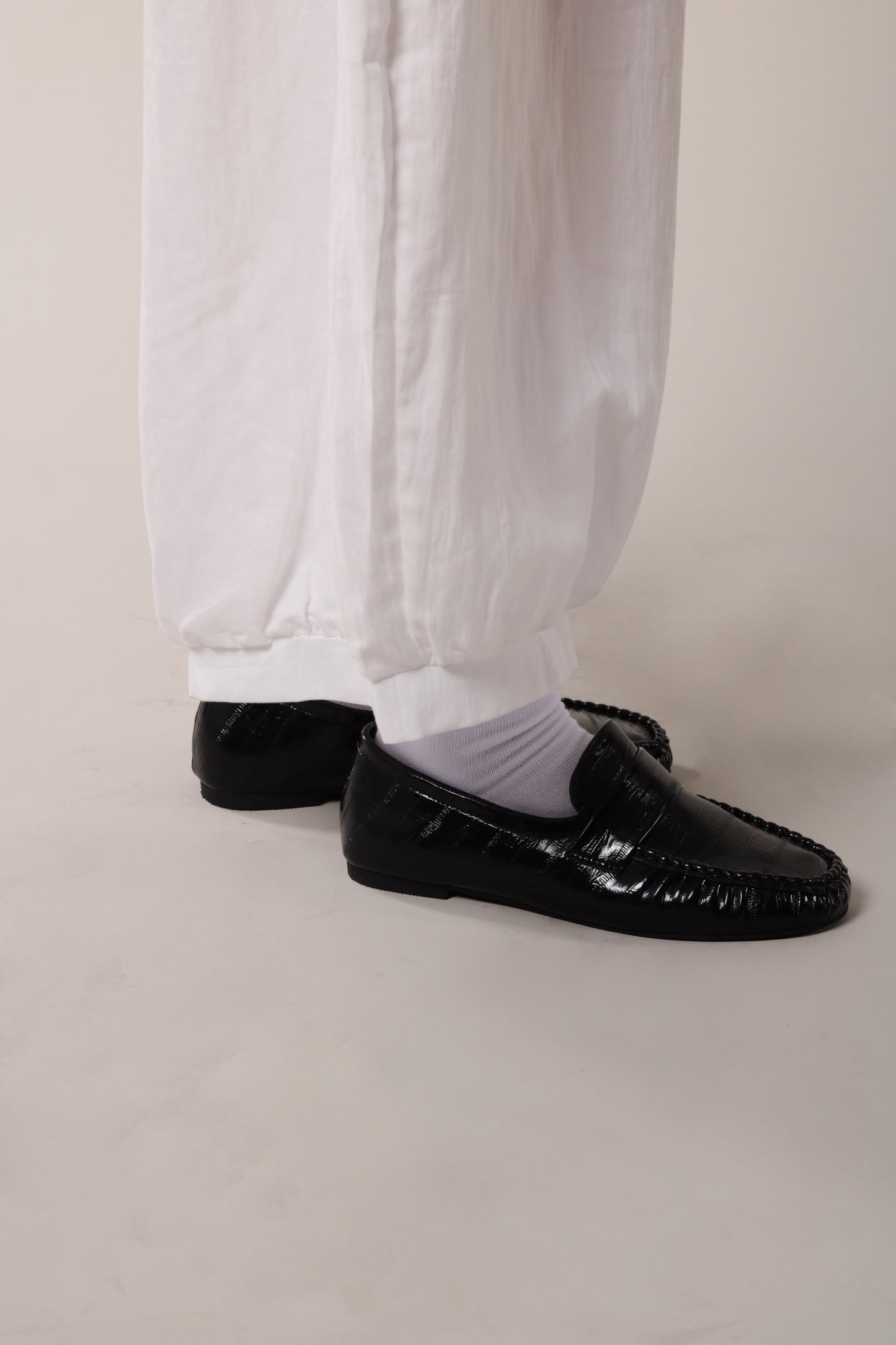 Vintage Crinkled Loafers