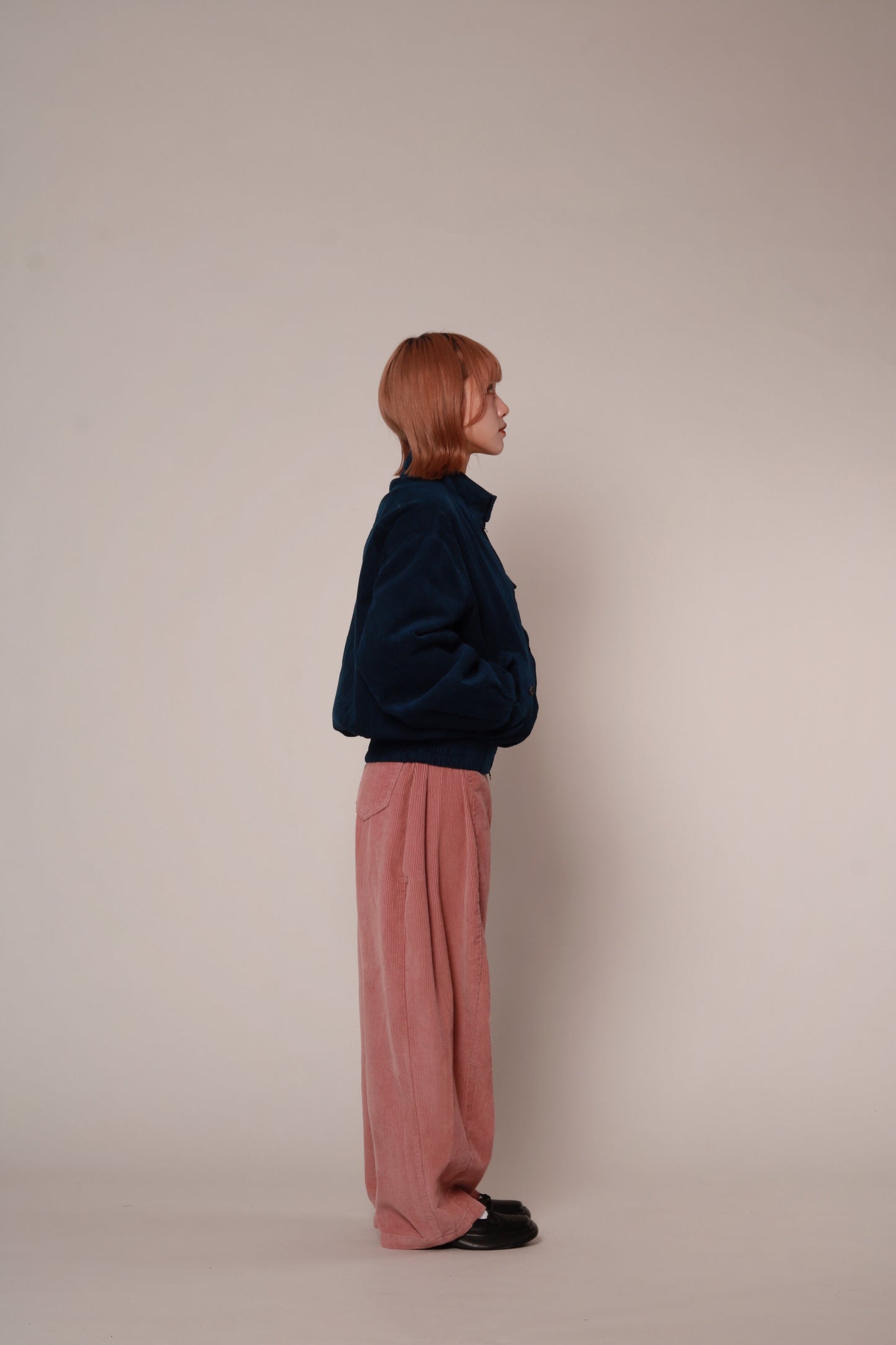 Unisex Corduroy Jacket (Navy)
