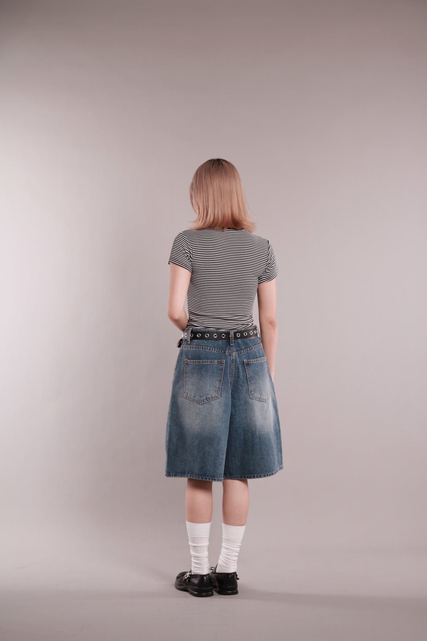 Basic Striped Tee (Black)