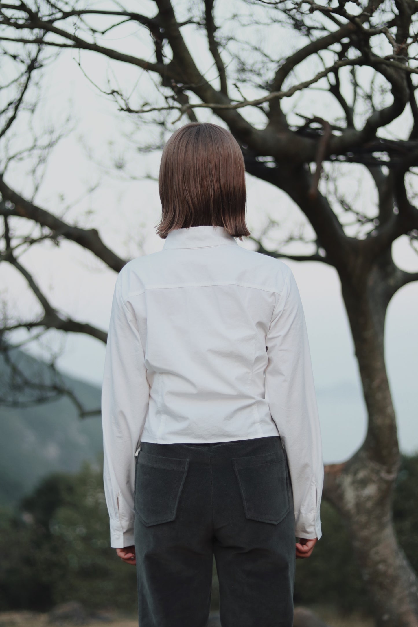 Cropped Shirt (White)