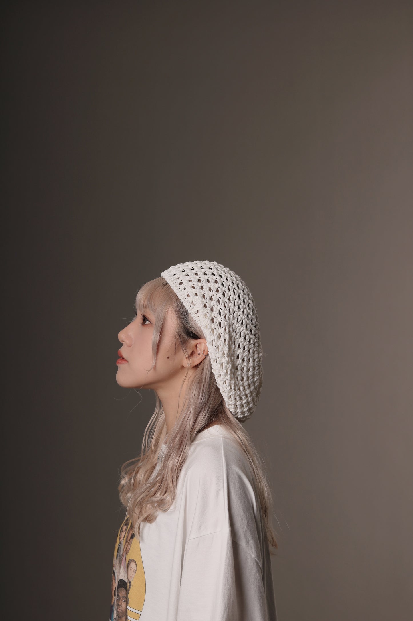 Daily Knit Beret (Black/Blue/Pink/Purple/White)