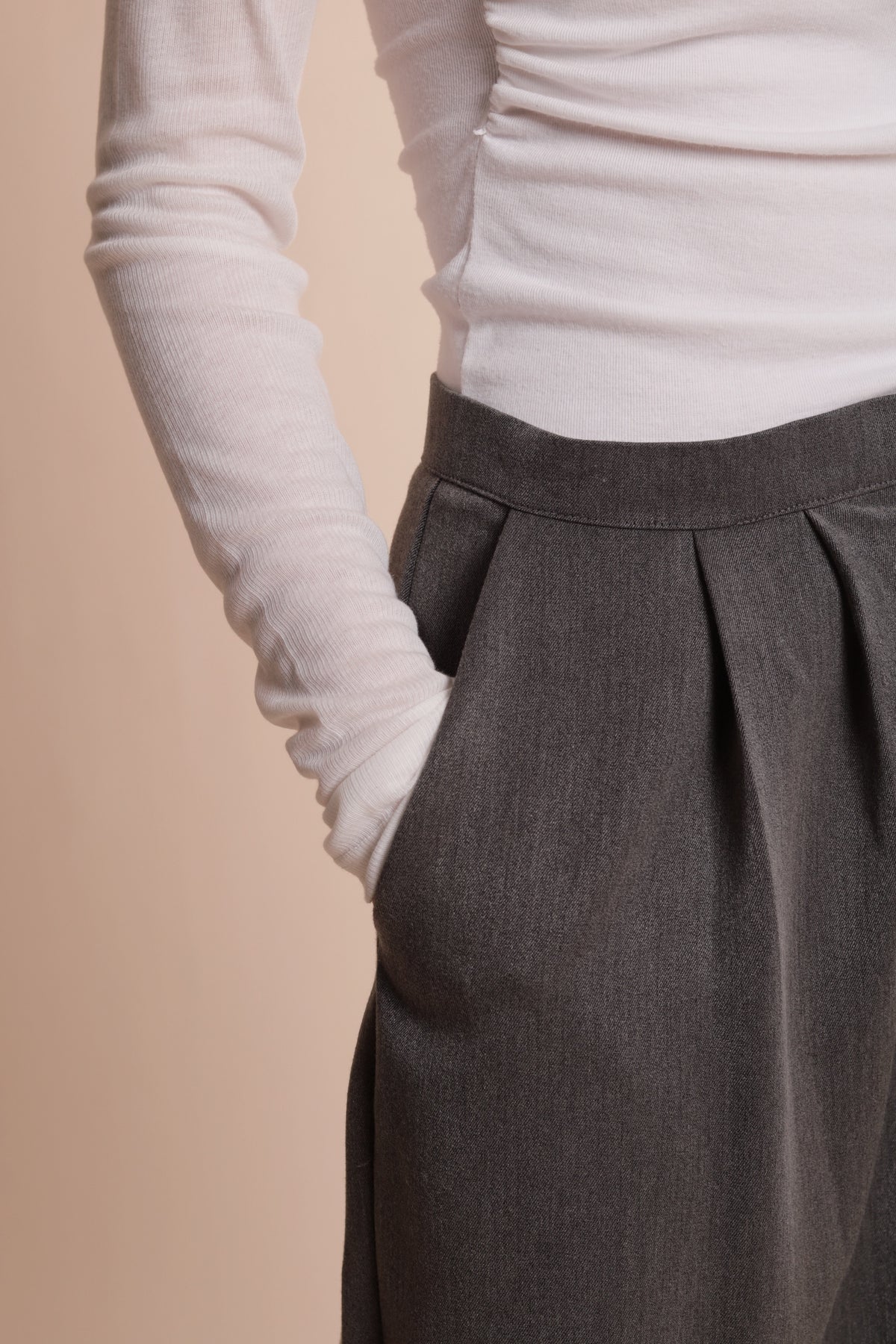 Split Skirt (Grey)