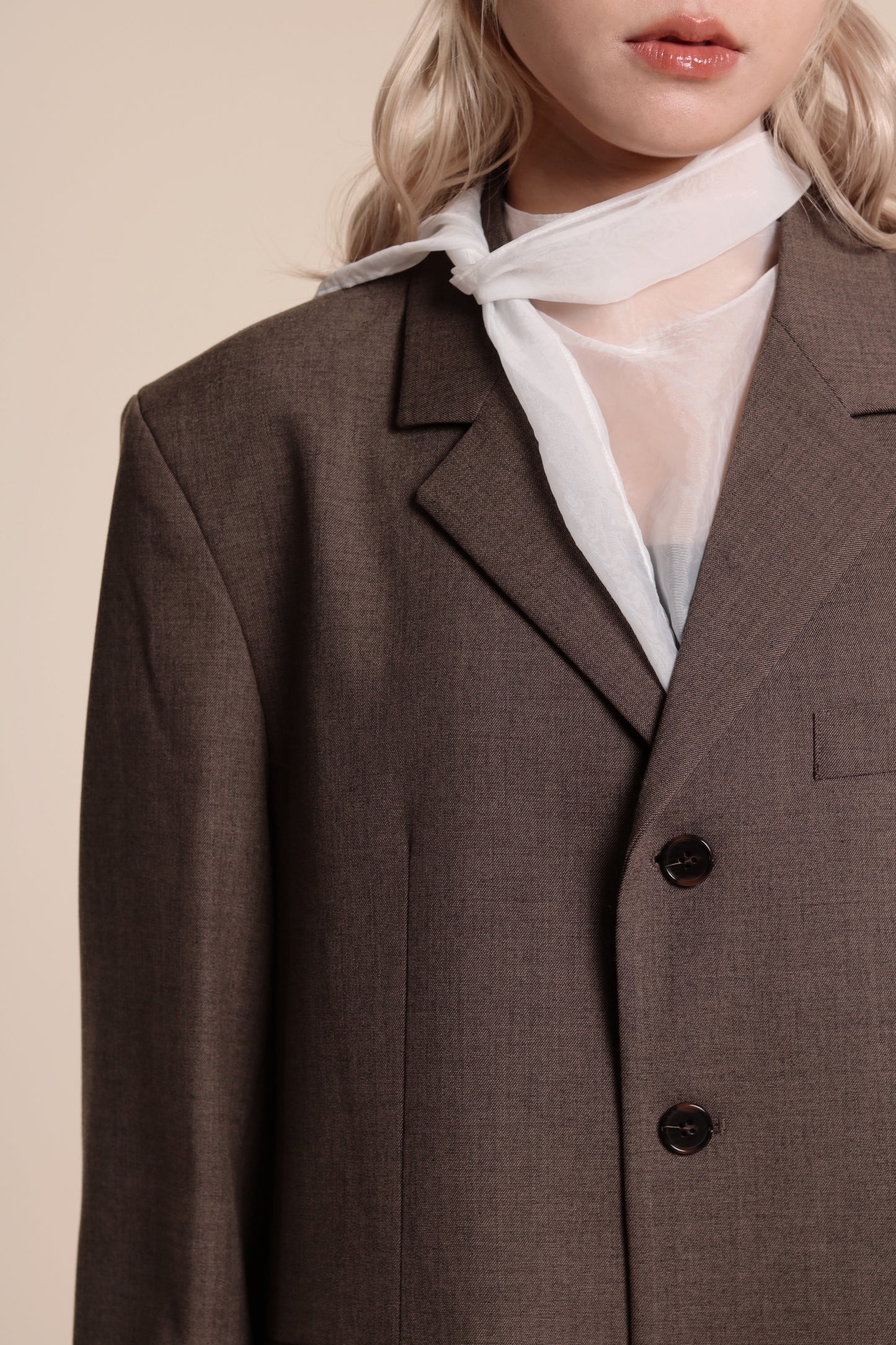 Doll See Through Blouse (White)