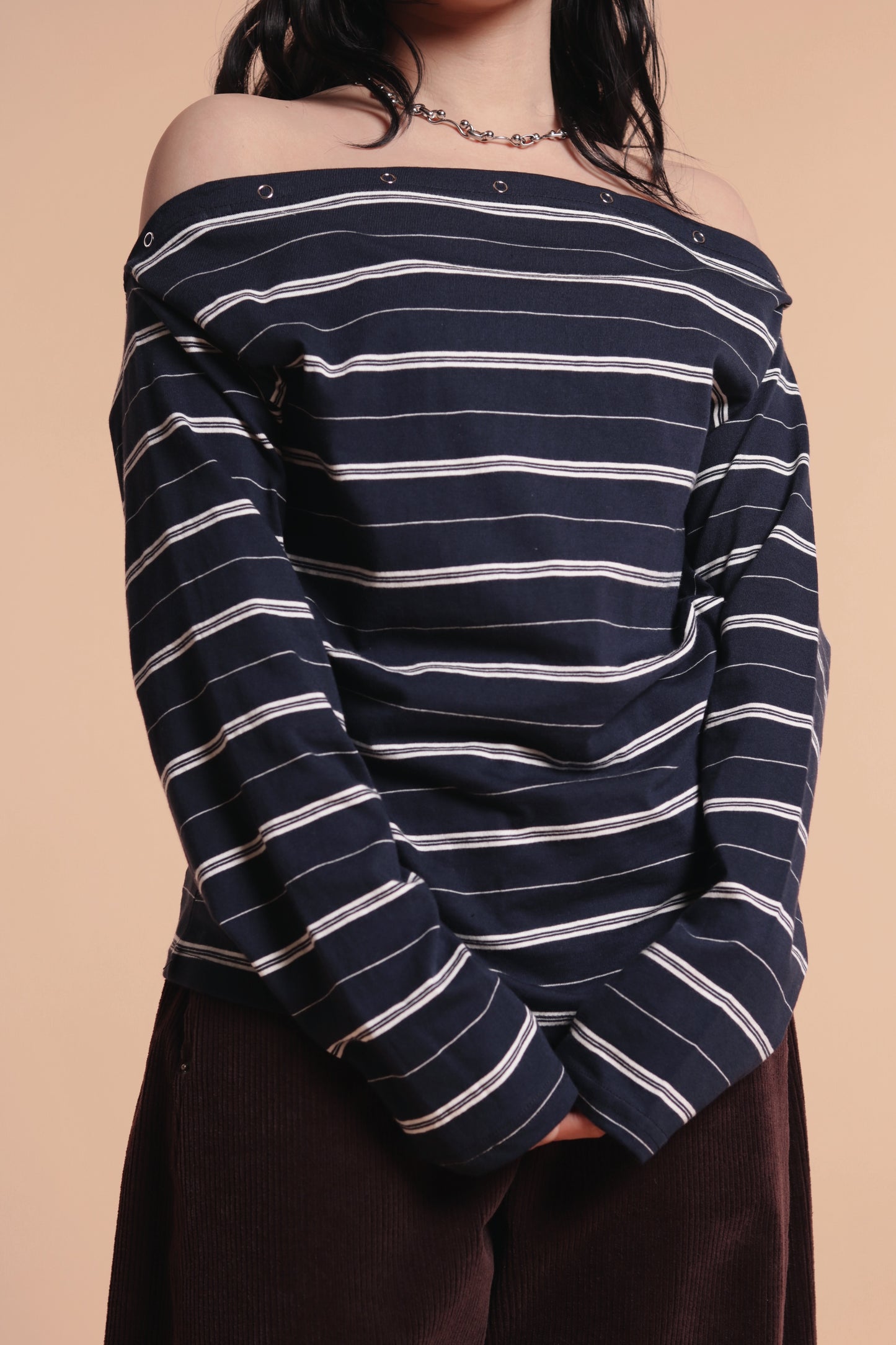 Striped Top (Navy)