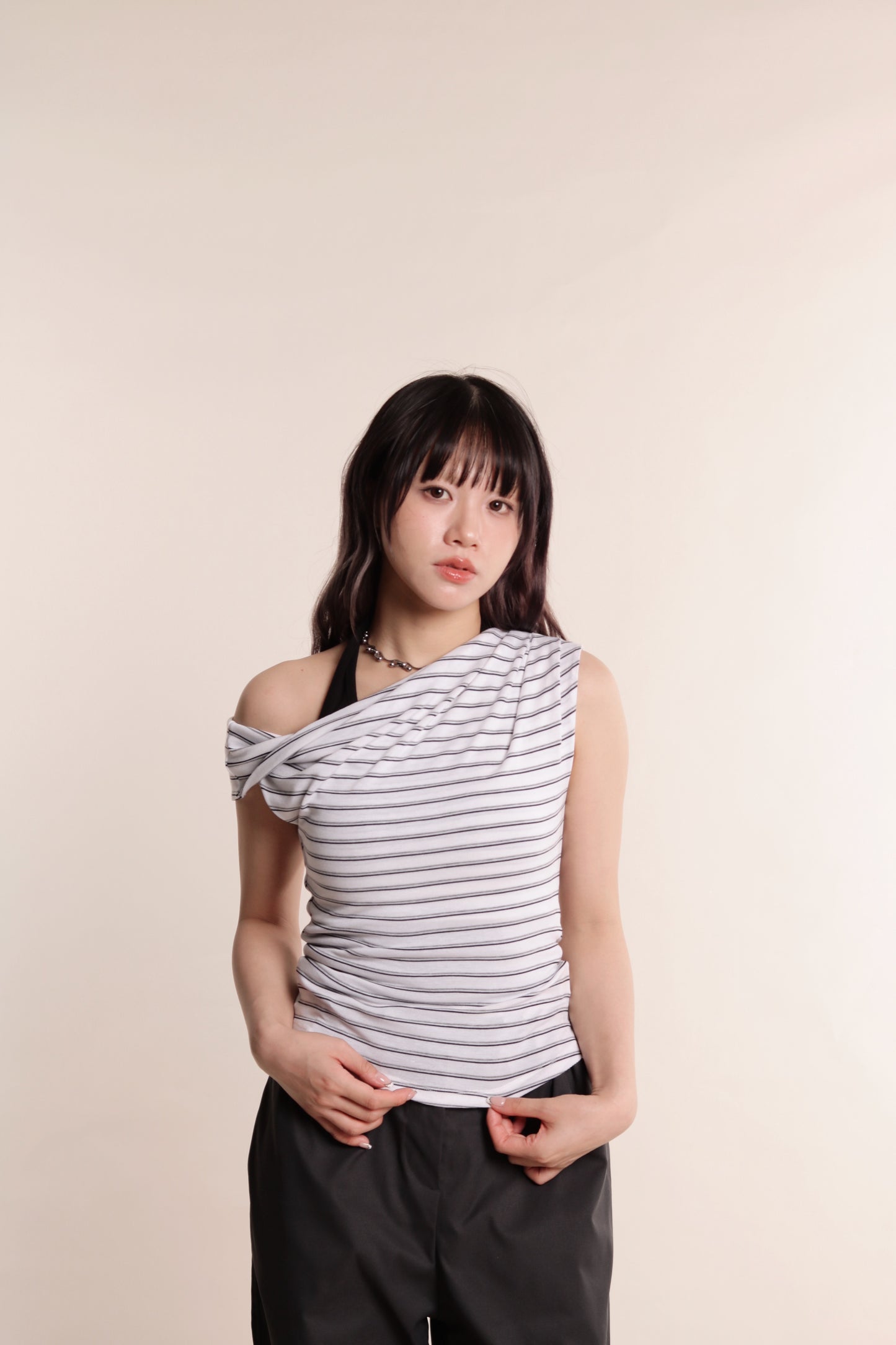 Halter Bra Top (Black)