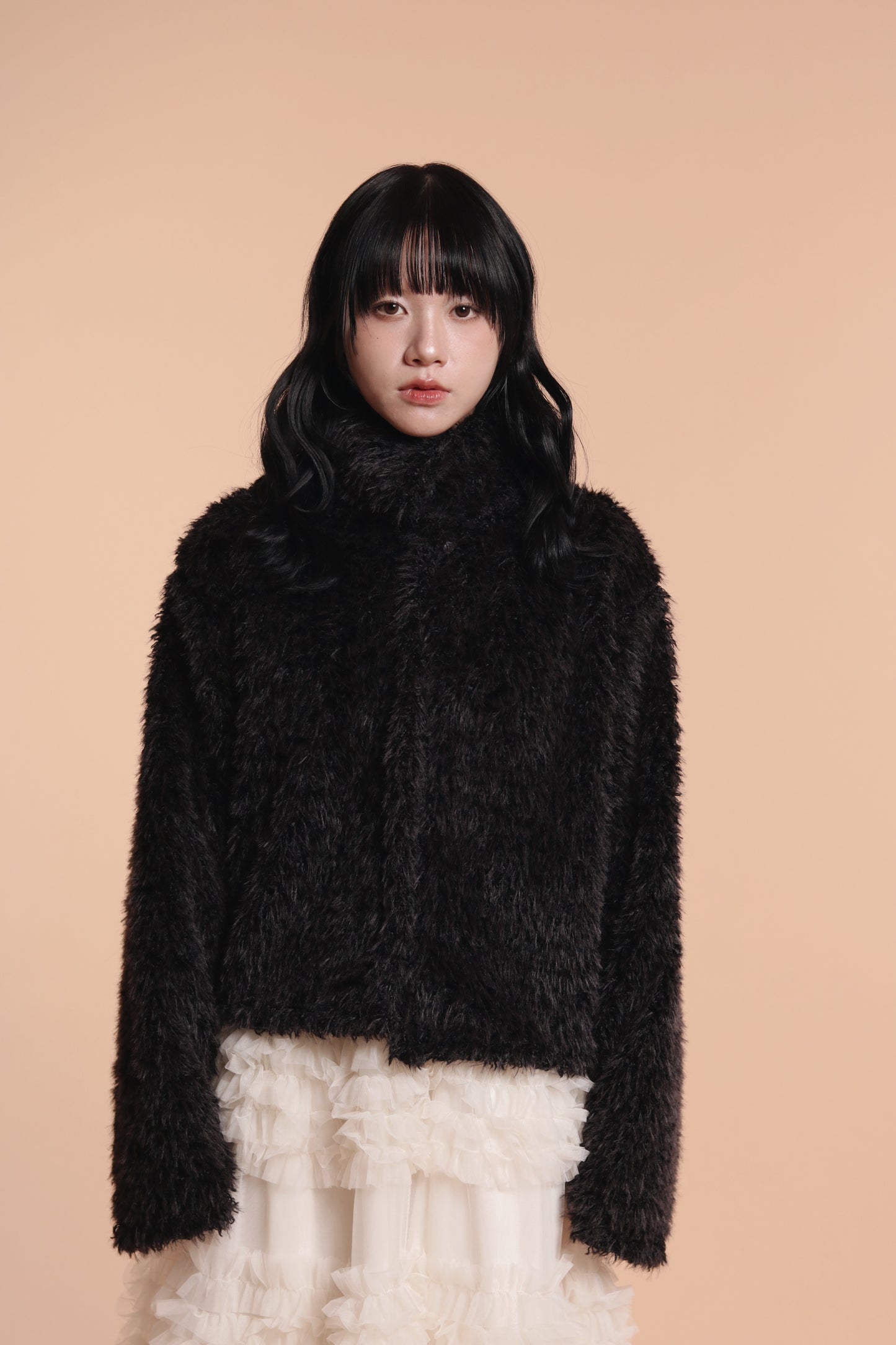 Fluffy Cardigan (Black)