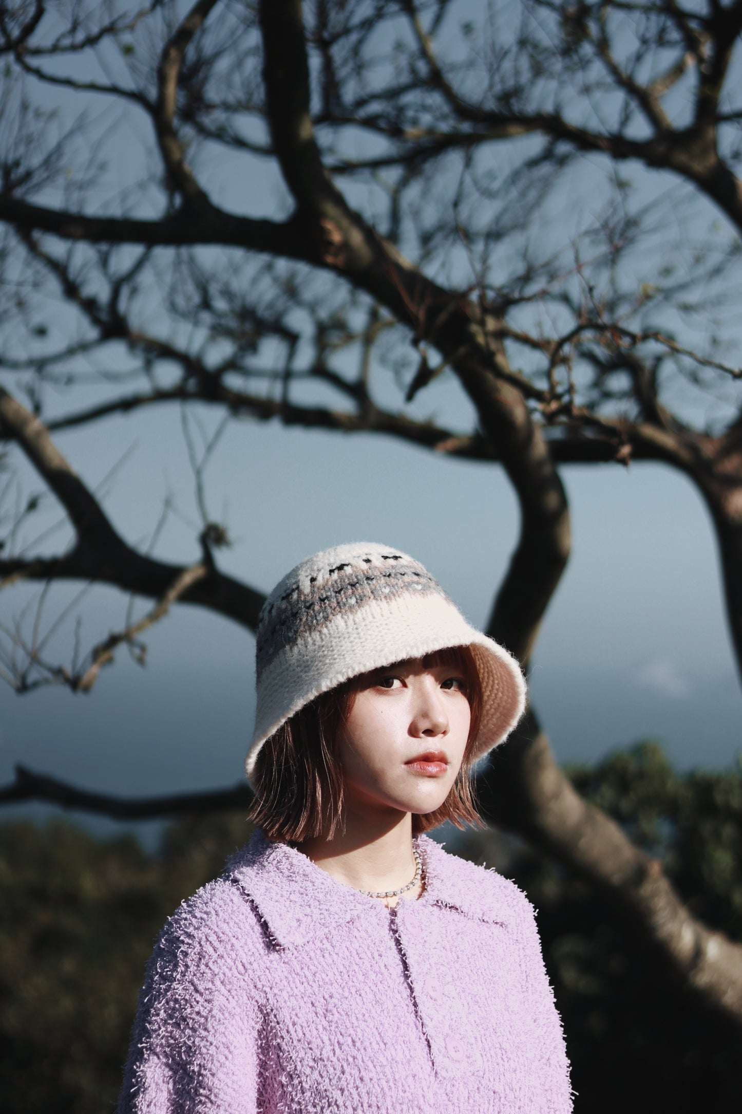 Snow Bucket Hat (Ivory)
