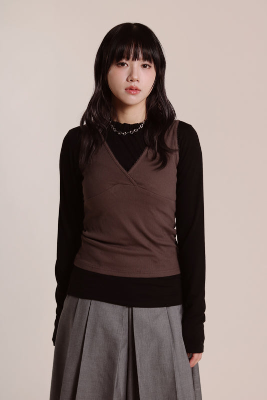 Doll Lace Sleeveless (Brown)