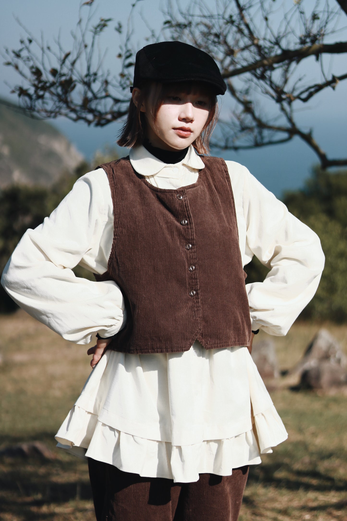 Worker Padded Vest (Brown)