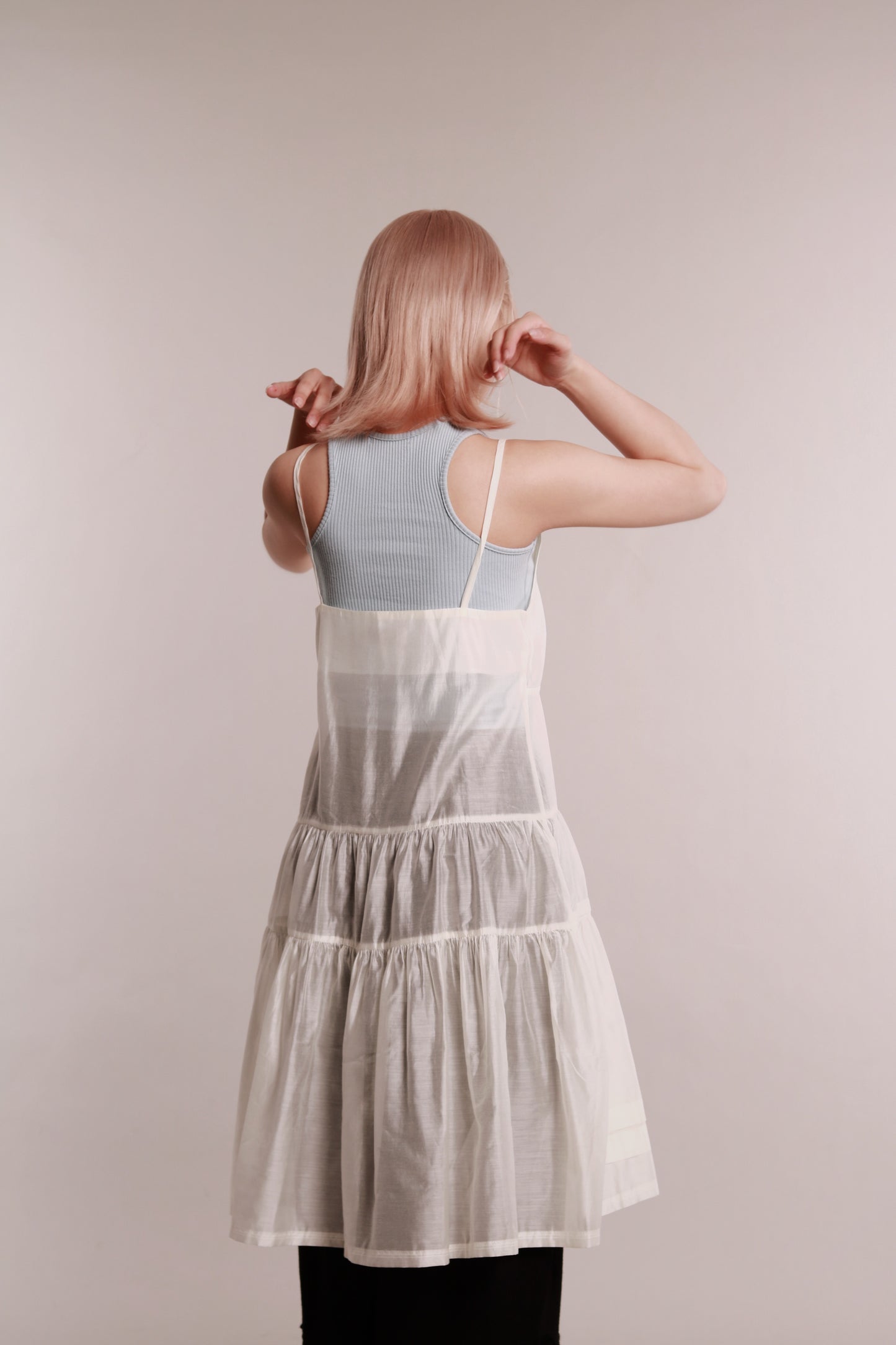 Doll See Through Dress (Ivory)