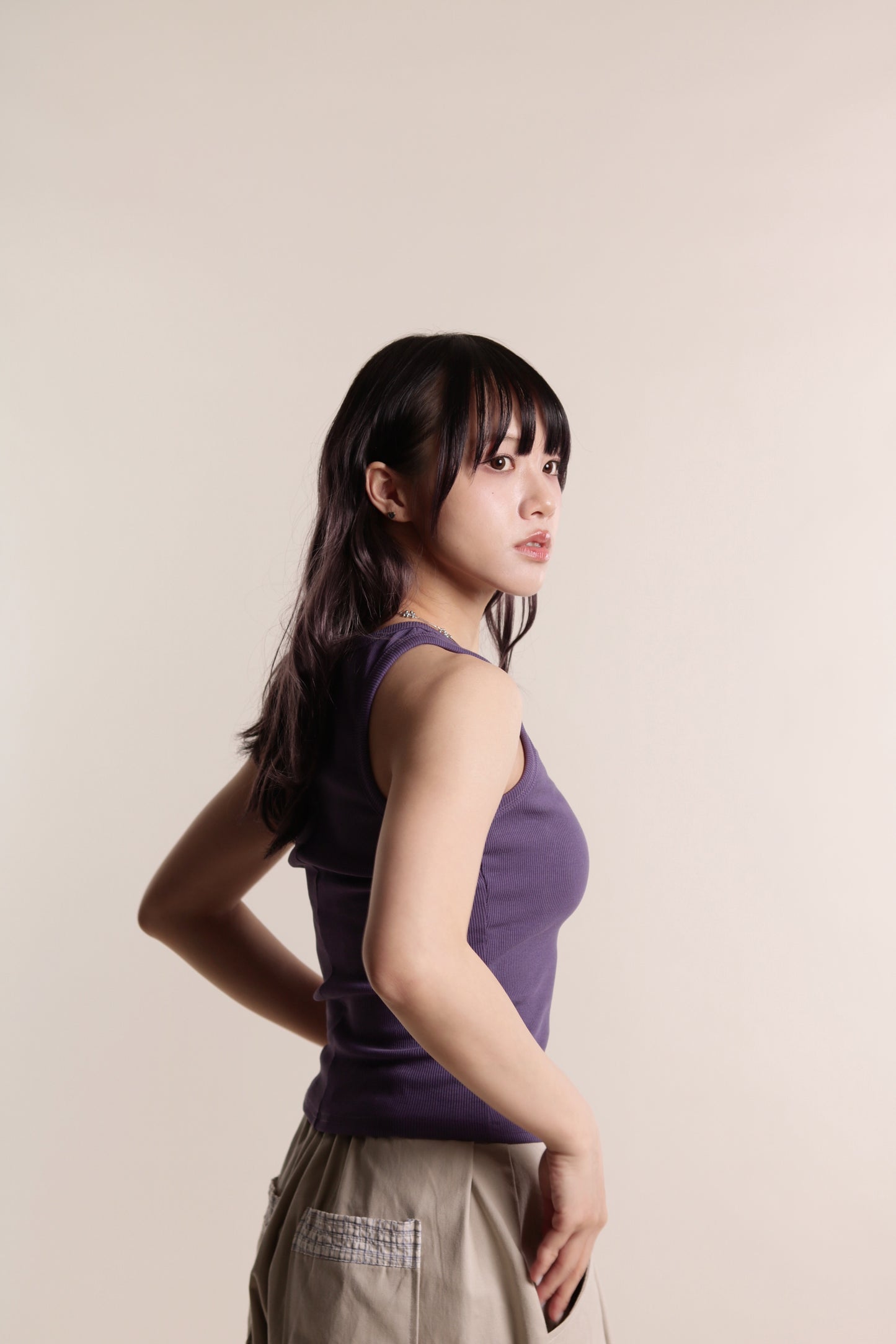 Slim Tank Top (Purple)