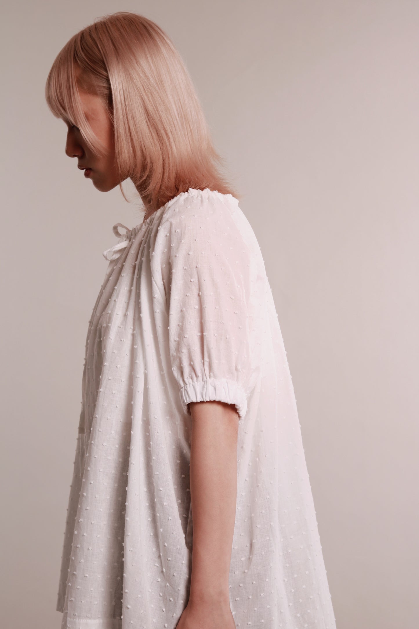 Dot Dot Blouse (White)