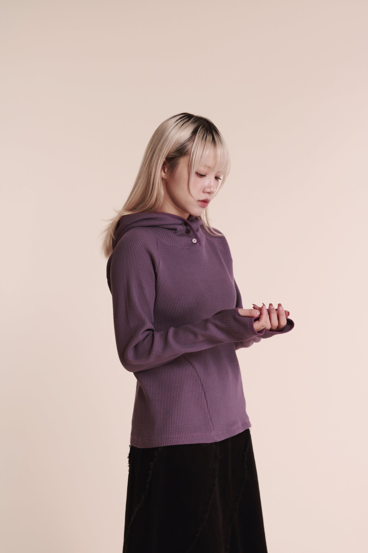 Waffle Boy Top (Purple)