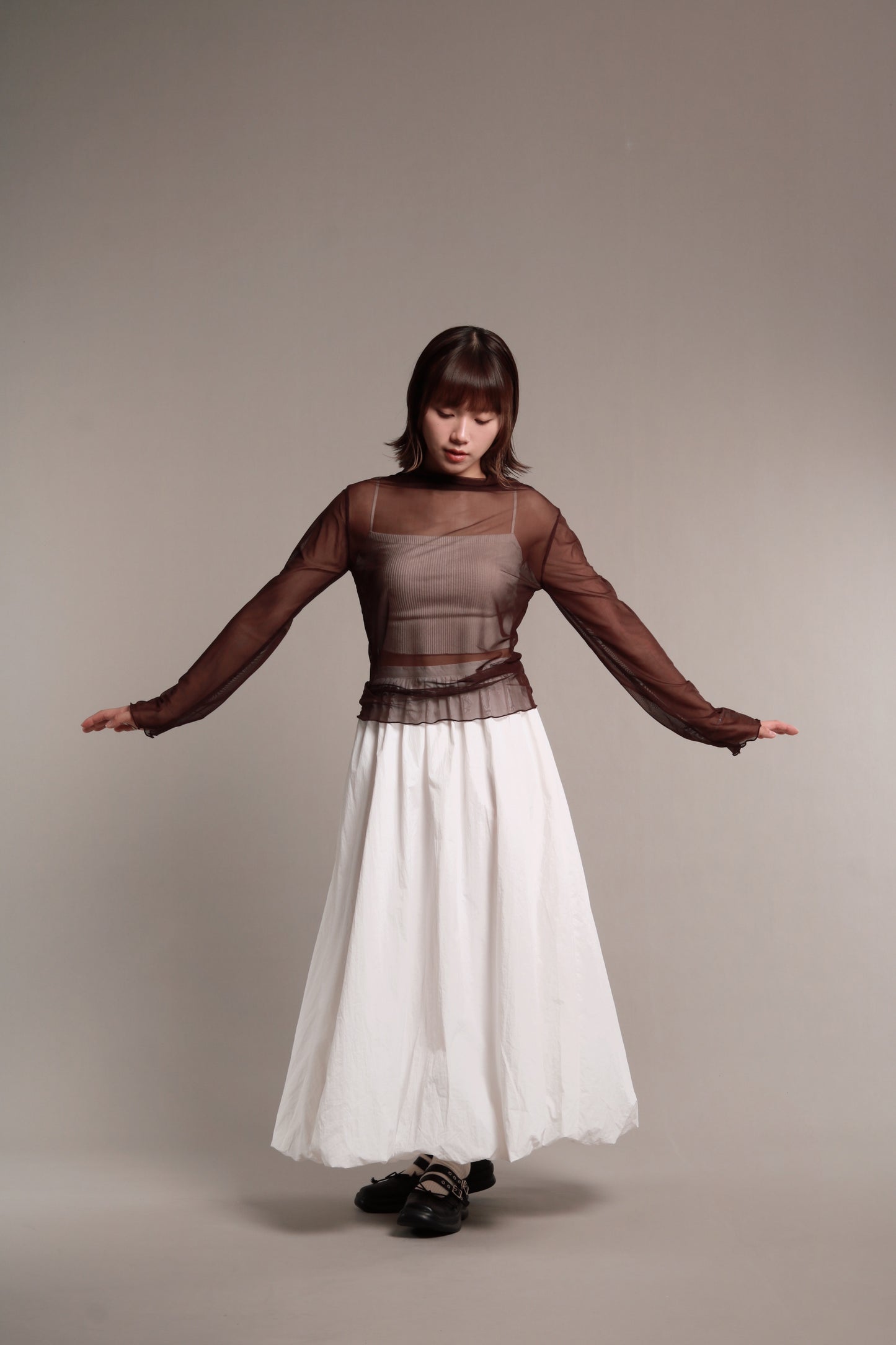 Bubble Skirt (White)