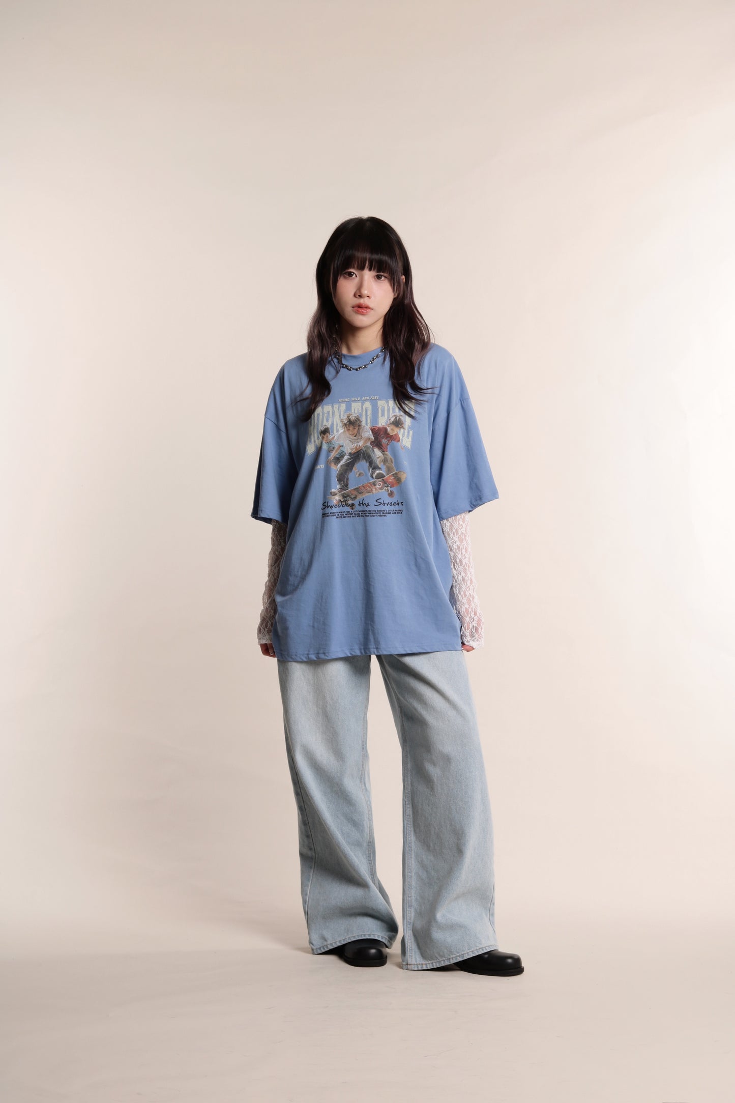 Born To Ride Tee (Blue)