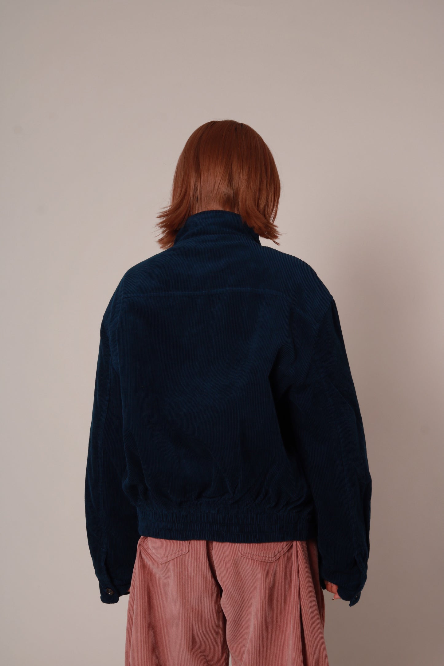 Unisex Corduroy Jacket (Navy)