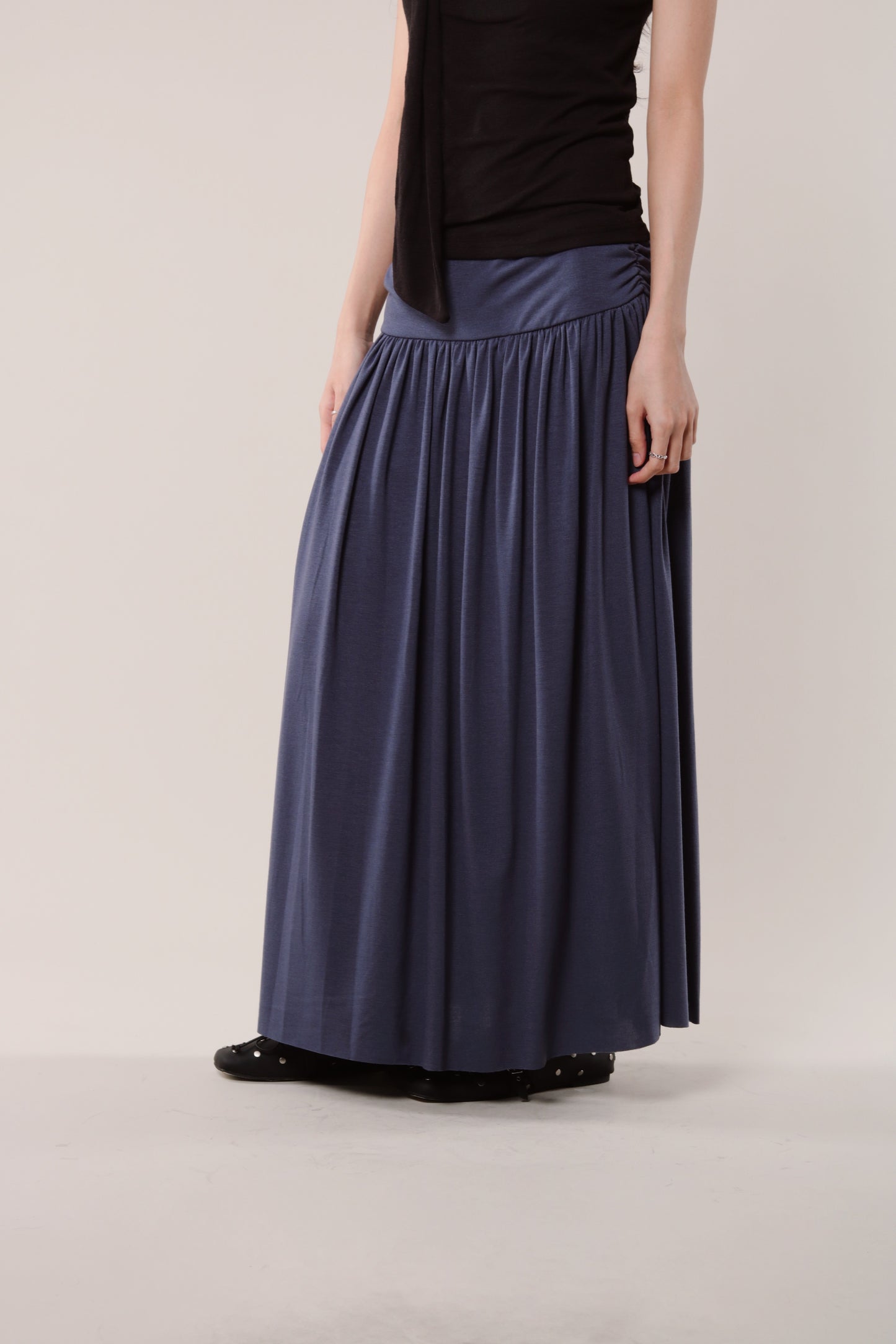 Softy Lazy Skirt (Navy)
