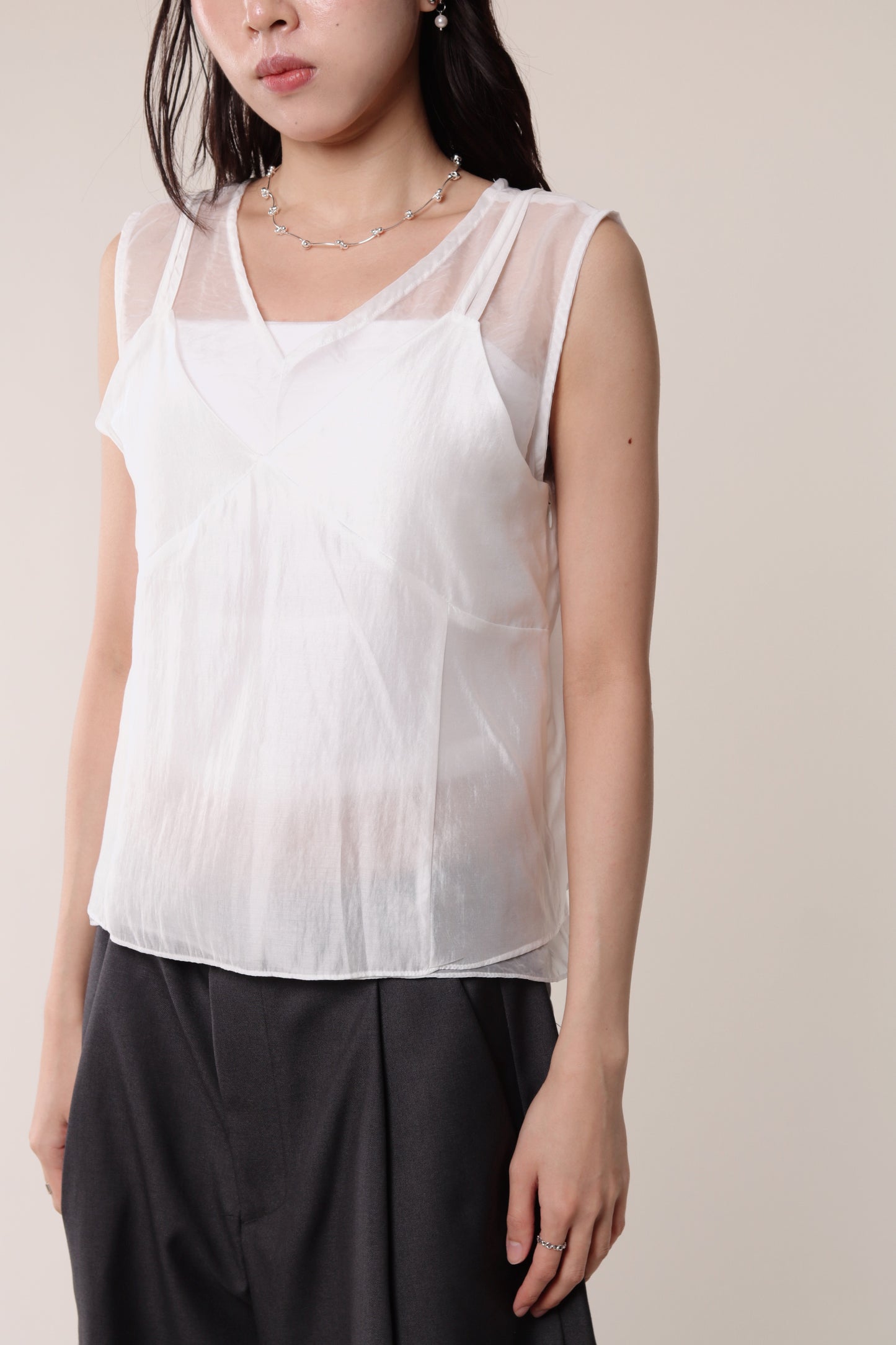 Chaya Layered Top (White)