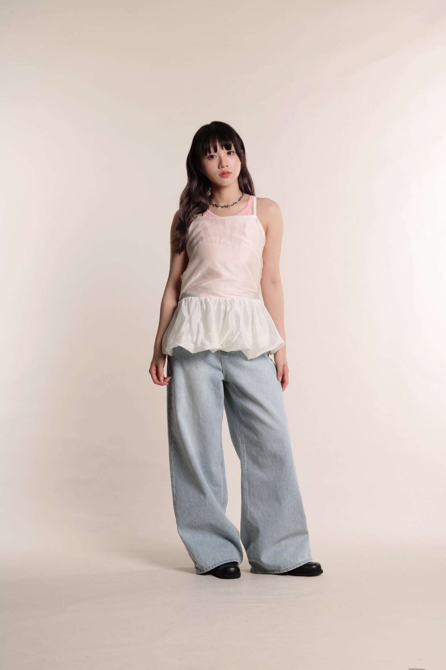 Ribbed Slim Bra Top (Pink)