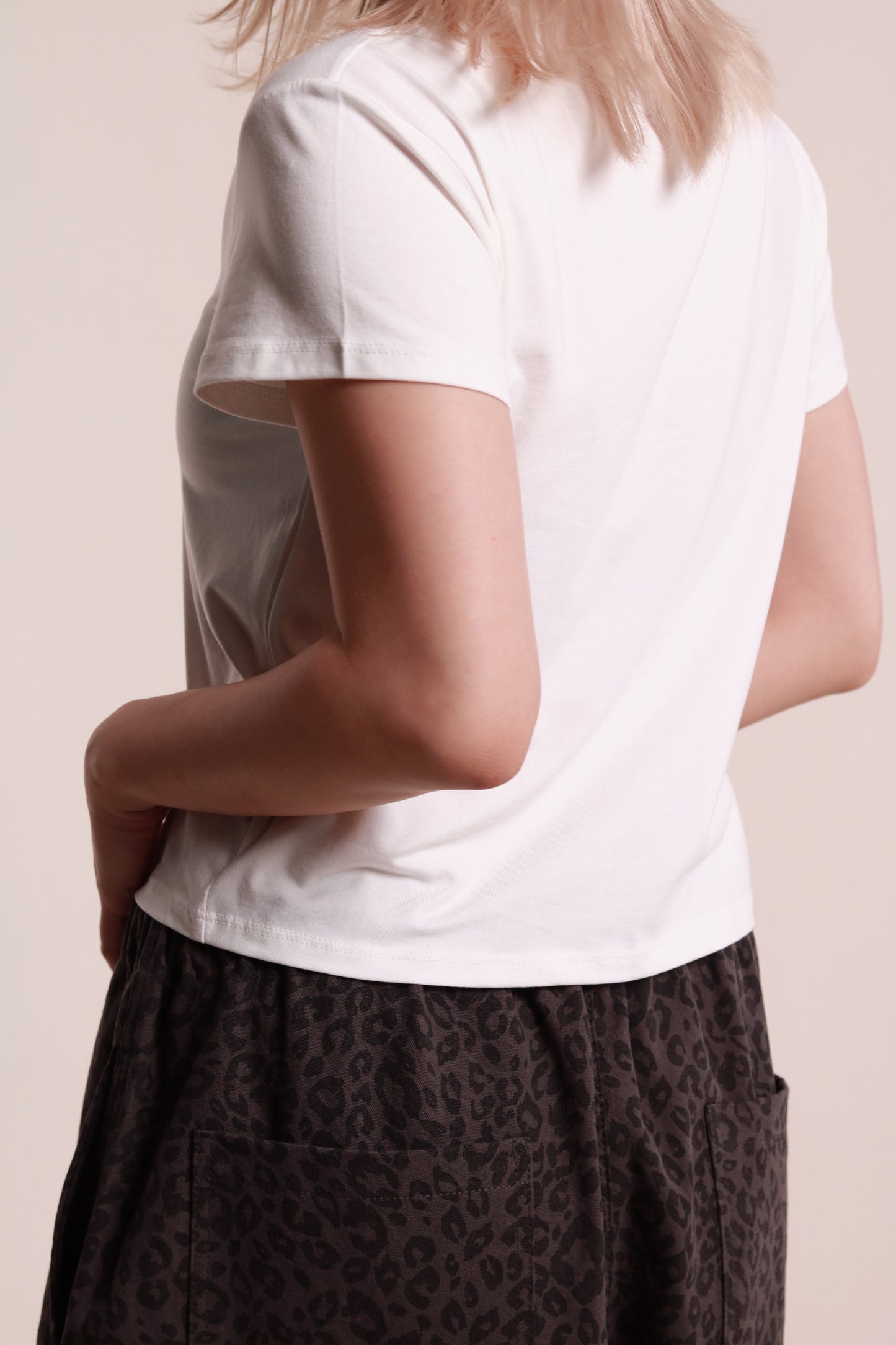 Lyla Tee Set (White)