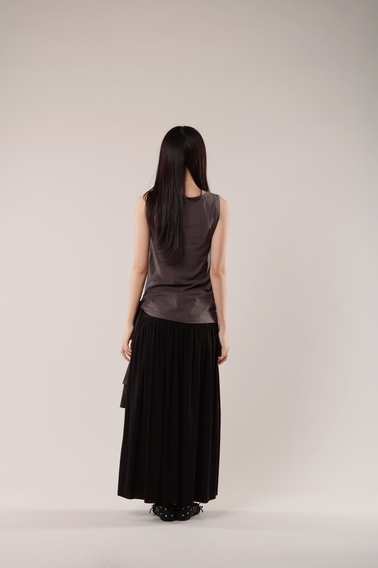 Amos Sleeveless Top (Brown)