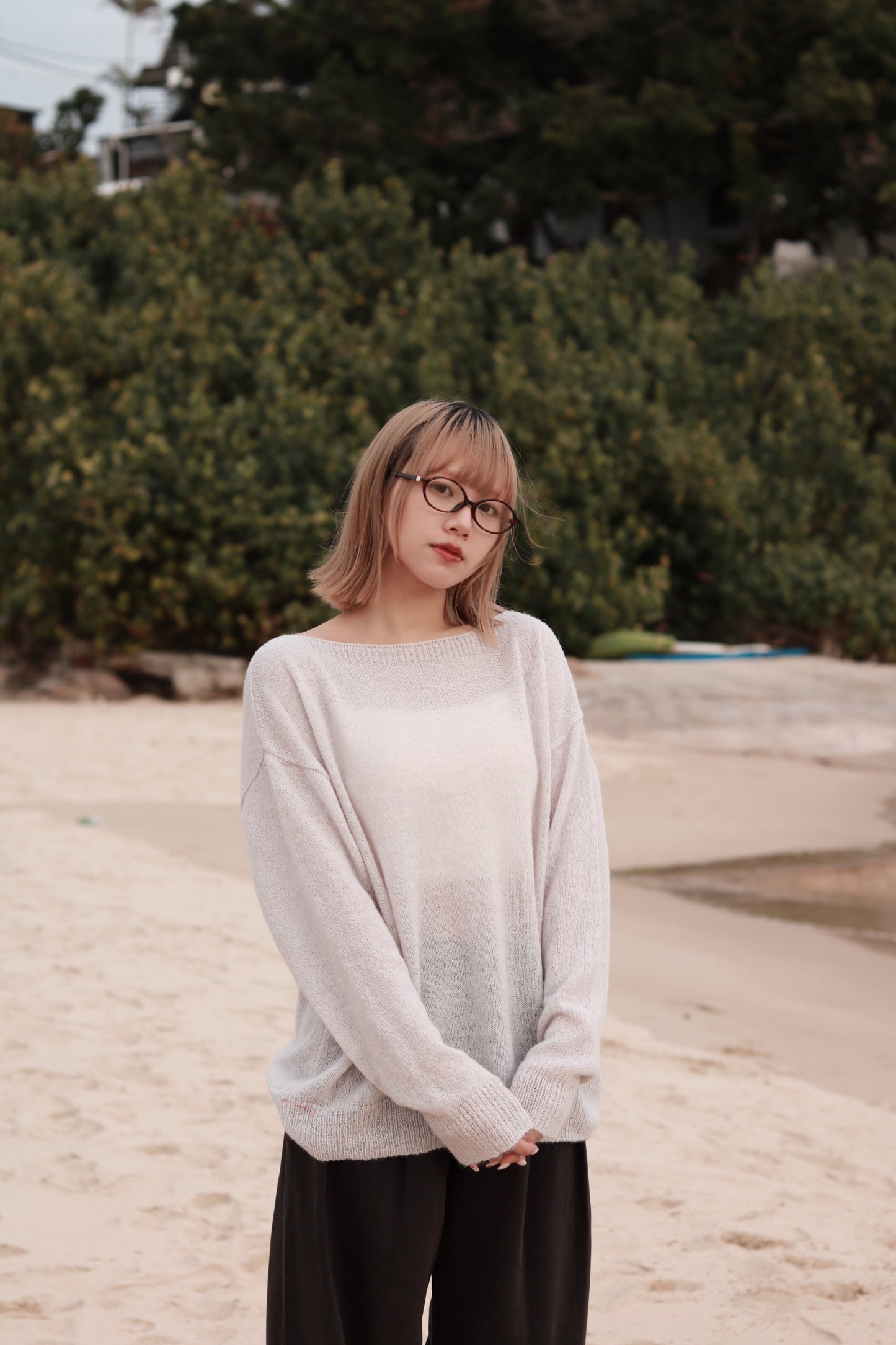Spring Sweater (Light Grey)