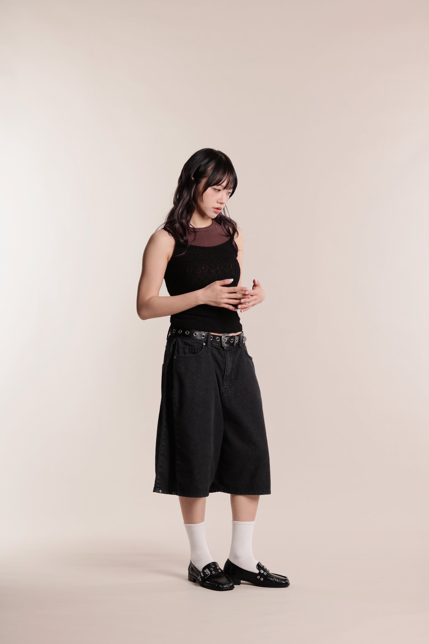 Paddy Jean Shorts (Black)