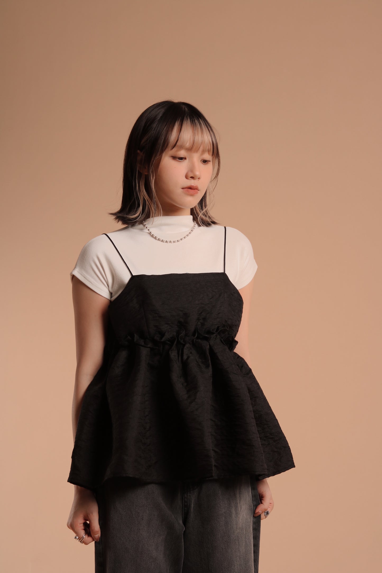 Cap Sleeve Tee (Ivory)