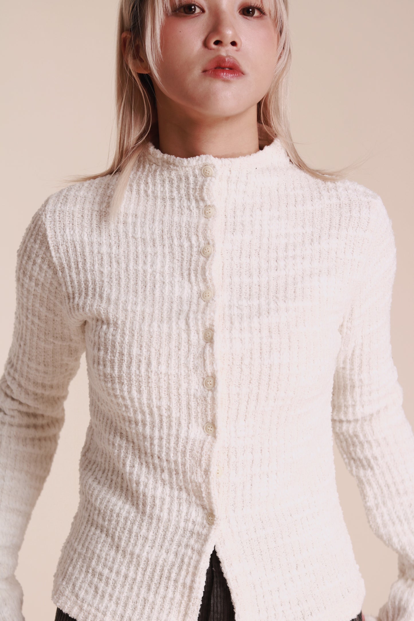 Textured Top (Ivory)