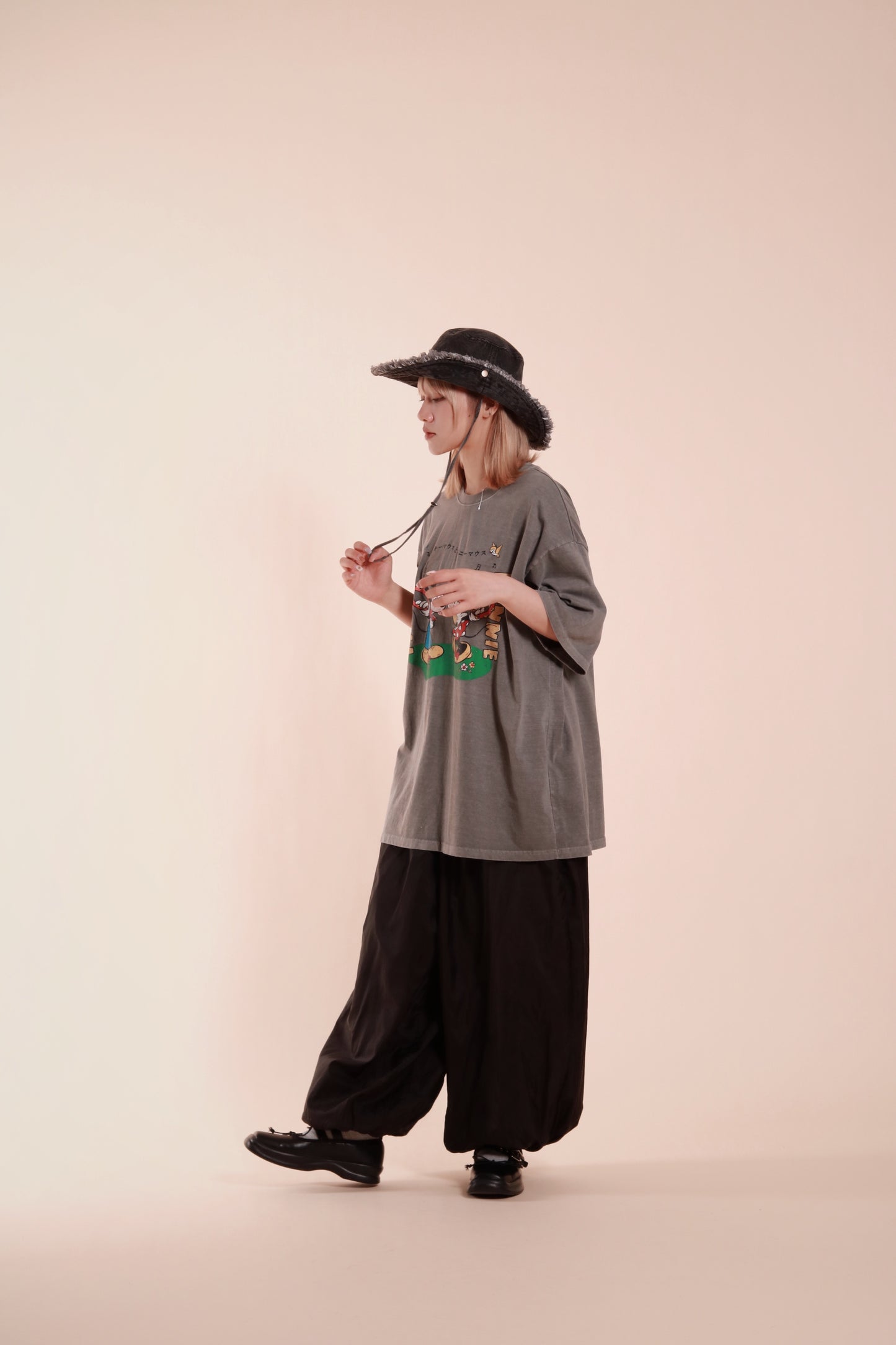 Oversized Mickey Tee (Grey)