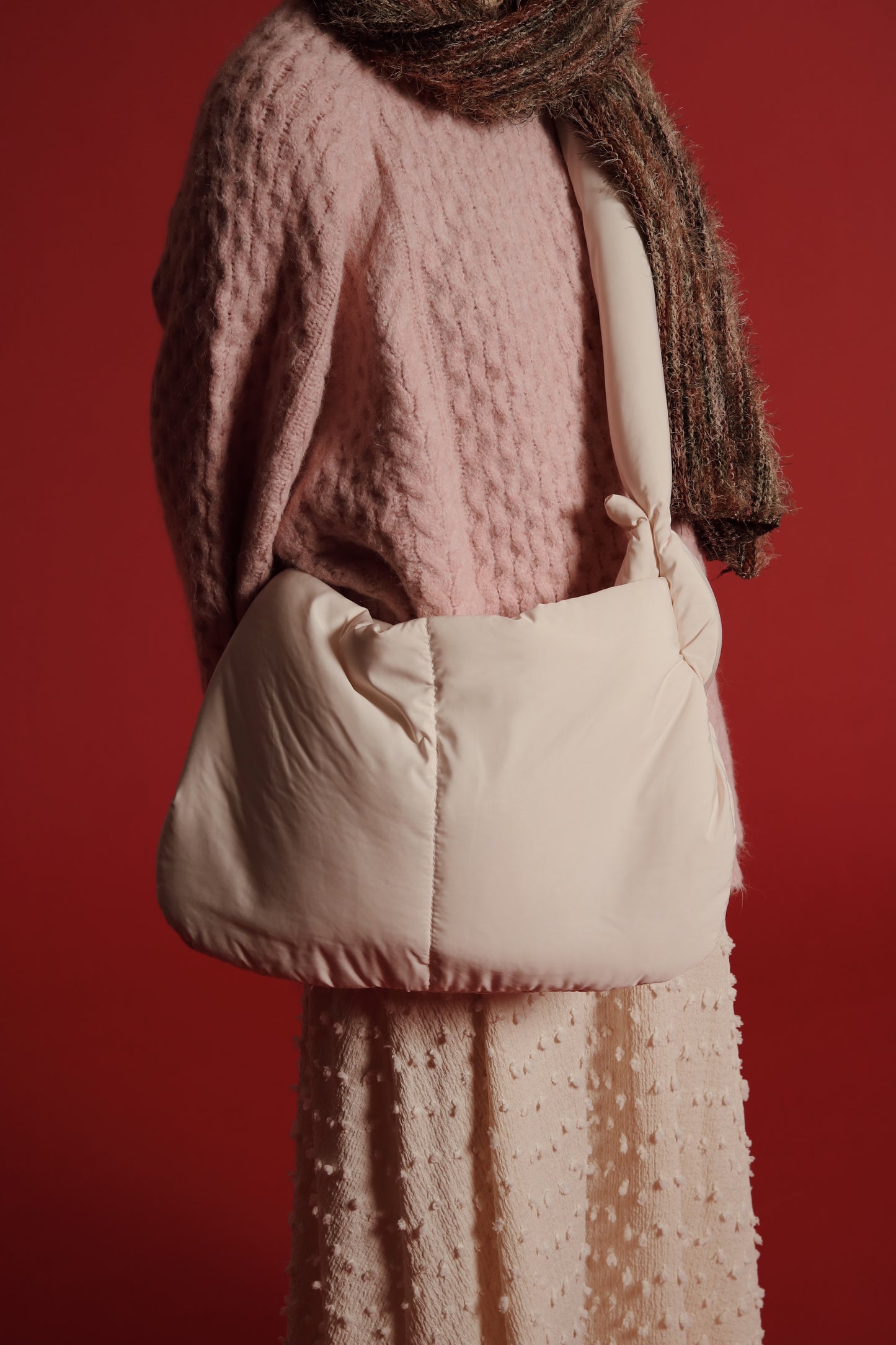 Doll Cloud Bag (Black/Brown/Ivory)