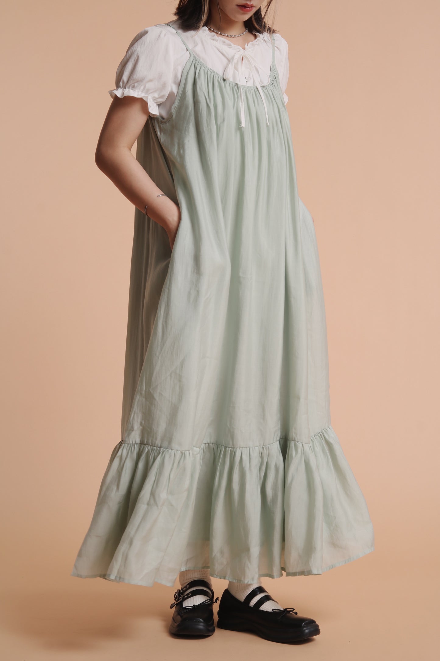 Doll Flora Dress (Mint)