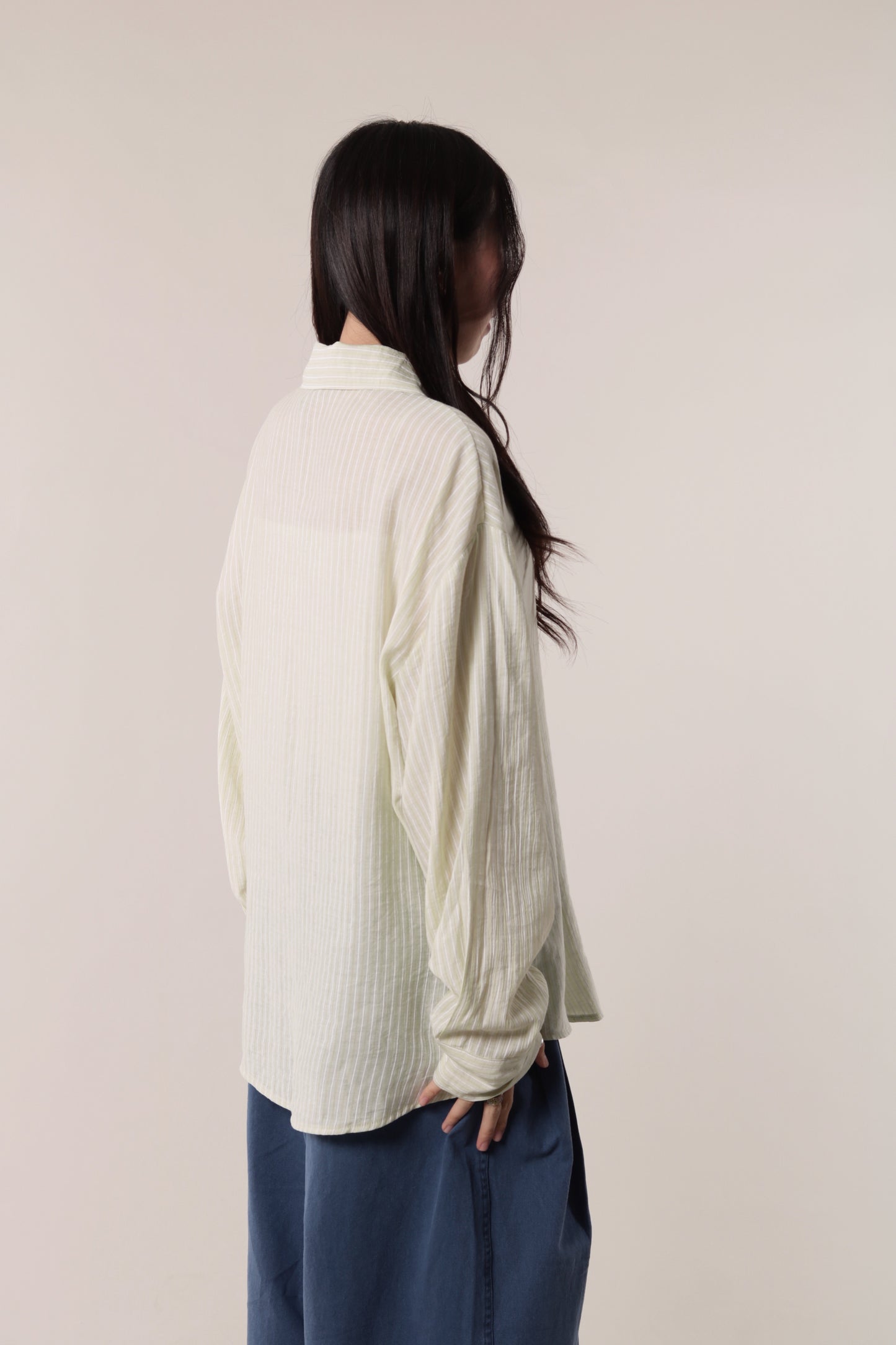 Autumn Striped Shirt (Lime)