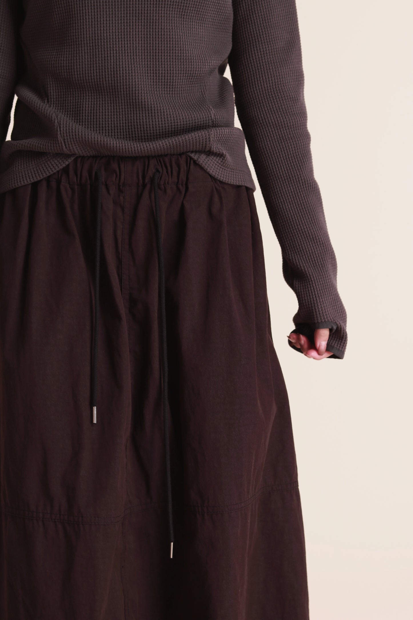 Winter Bubble Cloud Skirt (Black)