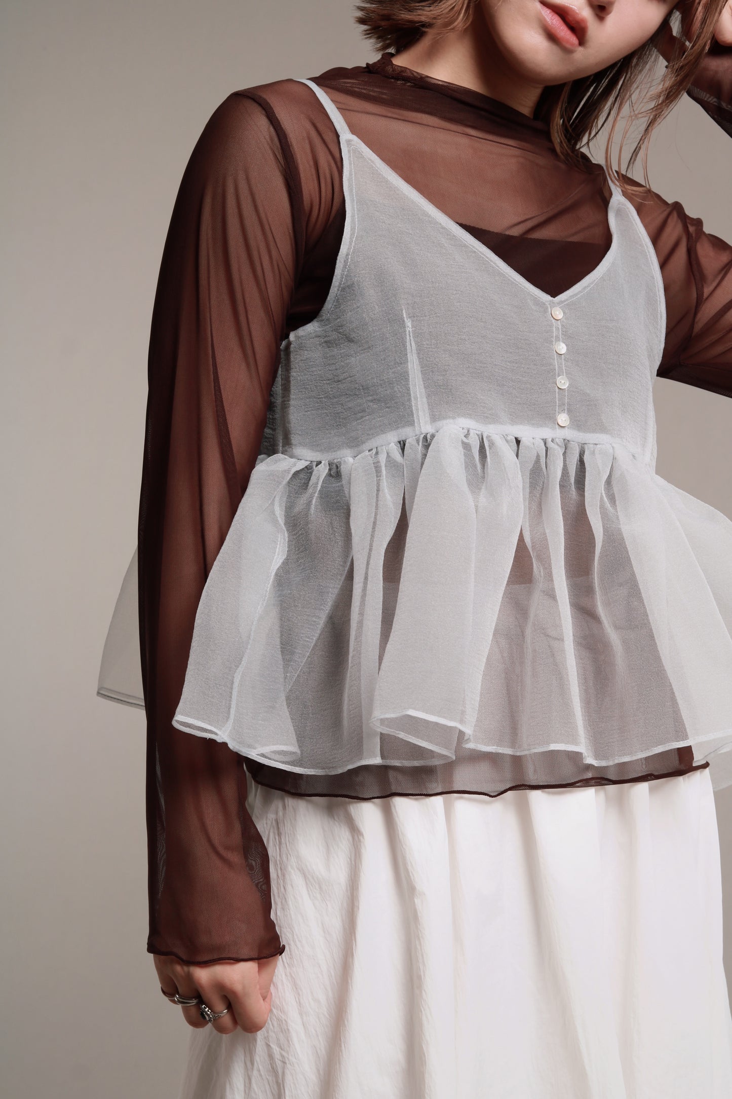 Sopia Sleeveless Top (Sky)