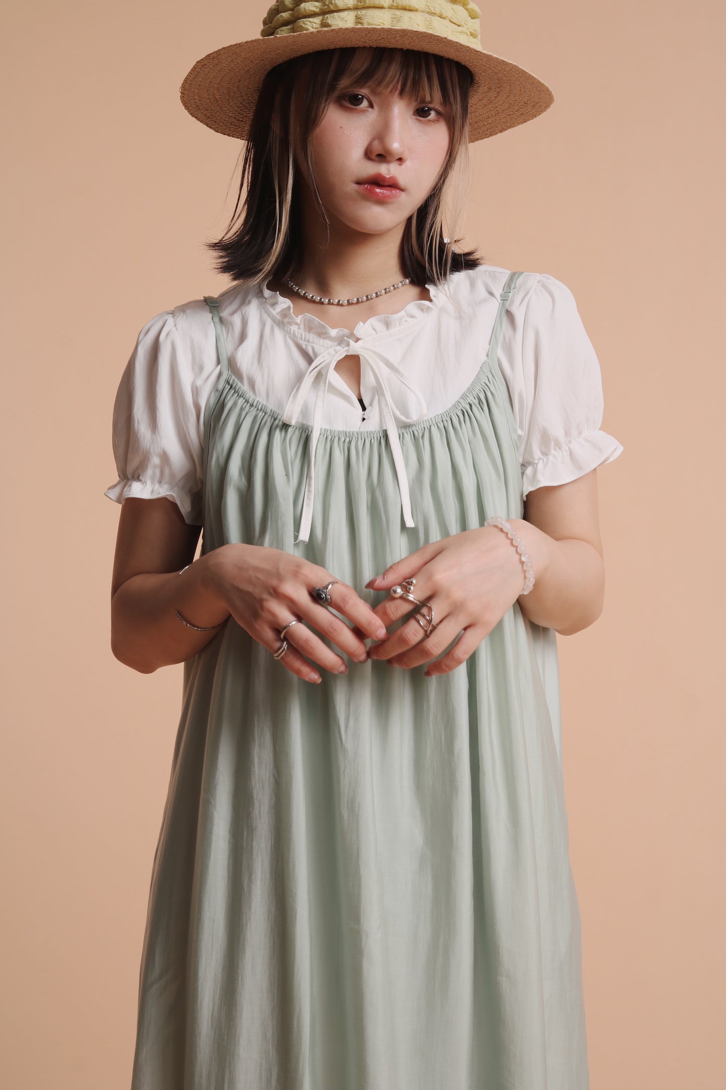 Doll Flora Dress (Mint)
