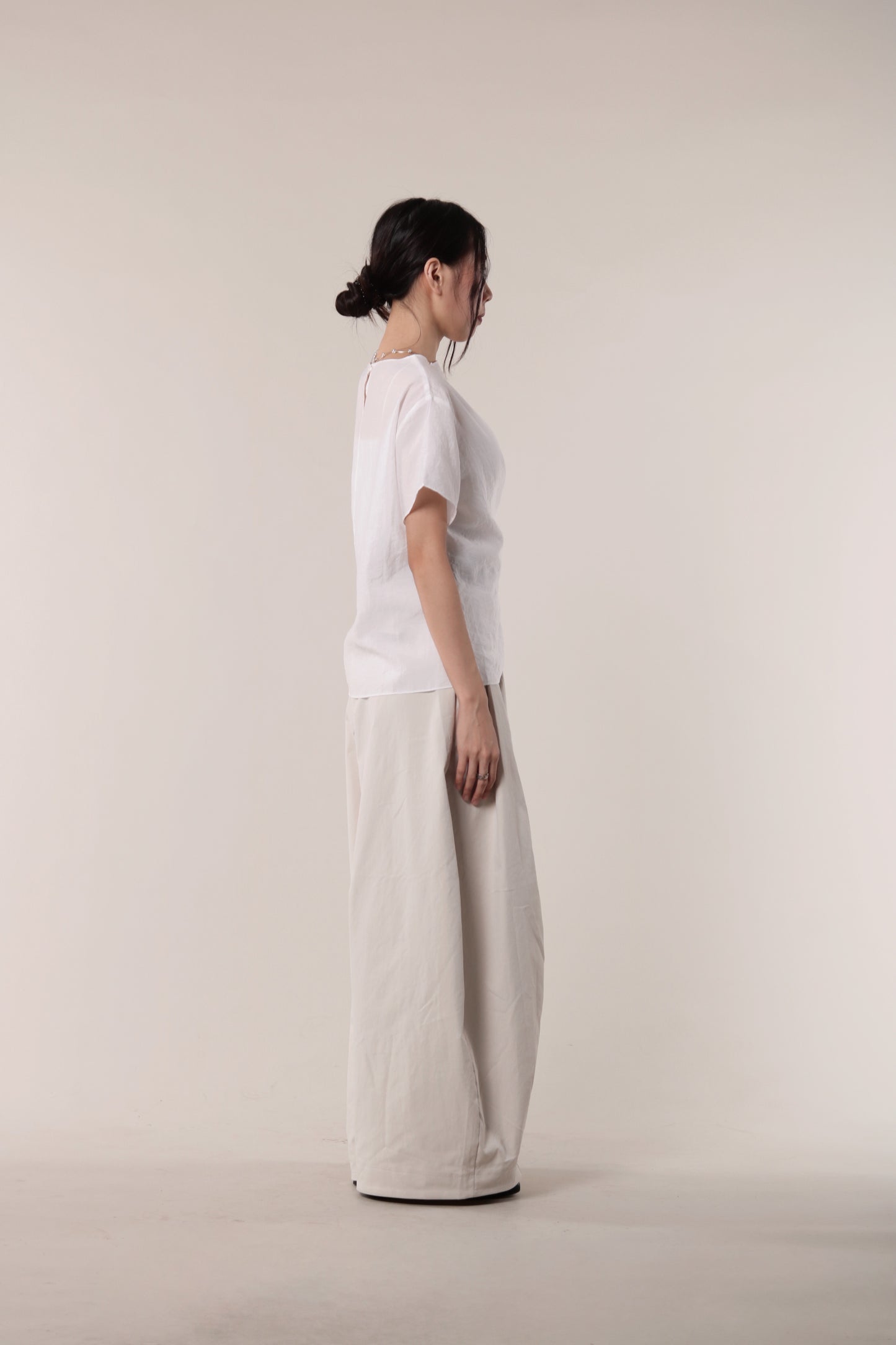 Asymmetric Twist Top (White)