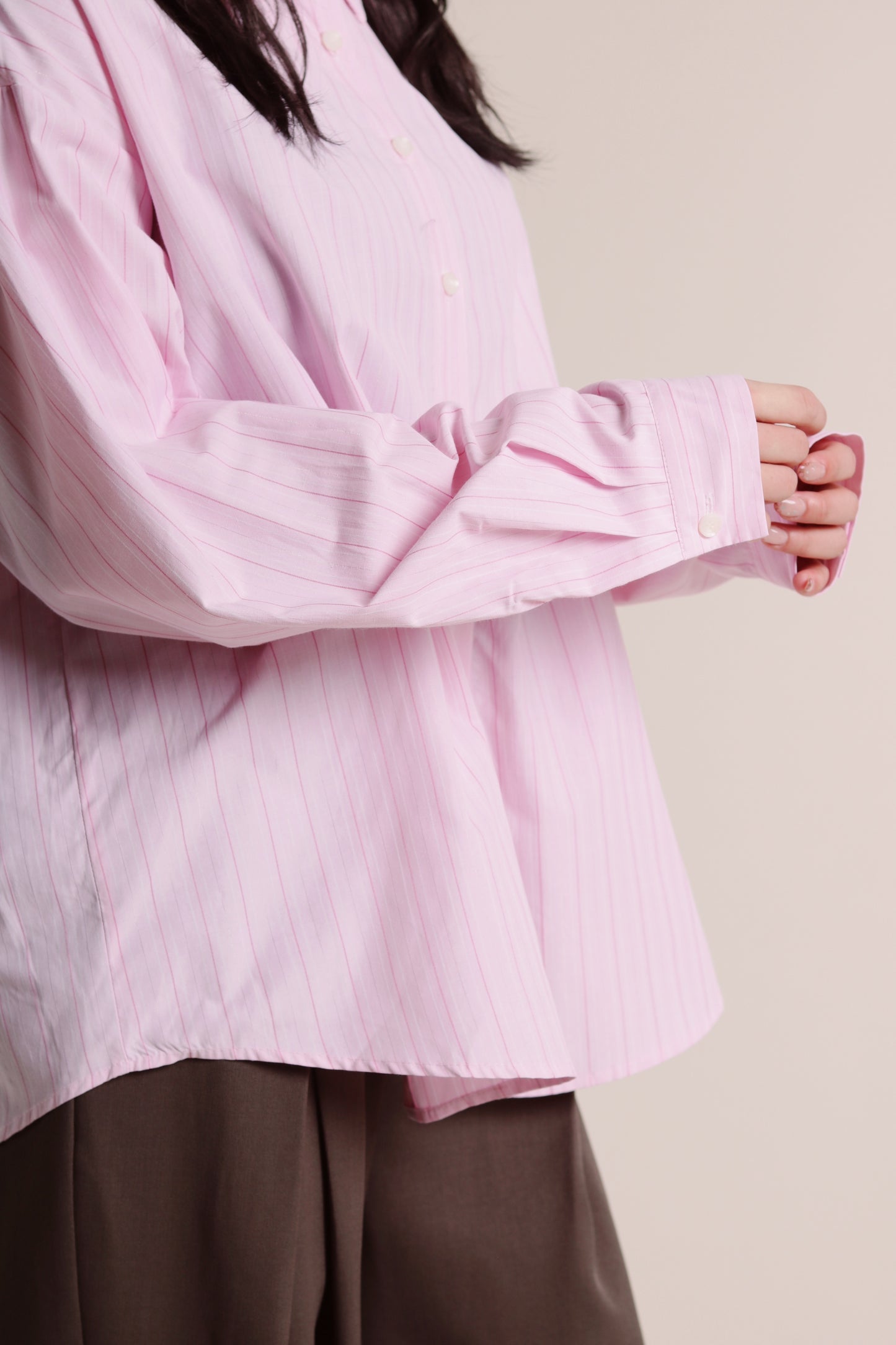Spring Striped Shirt (Pink)
