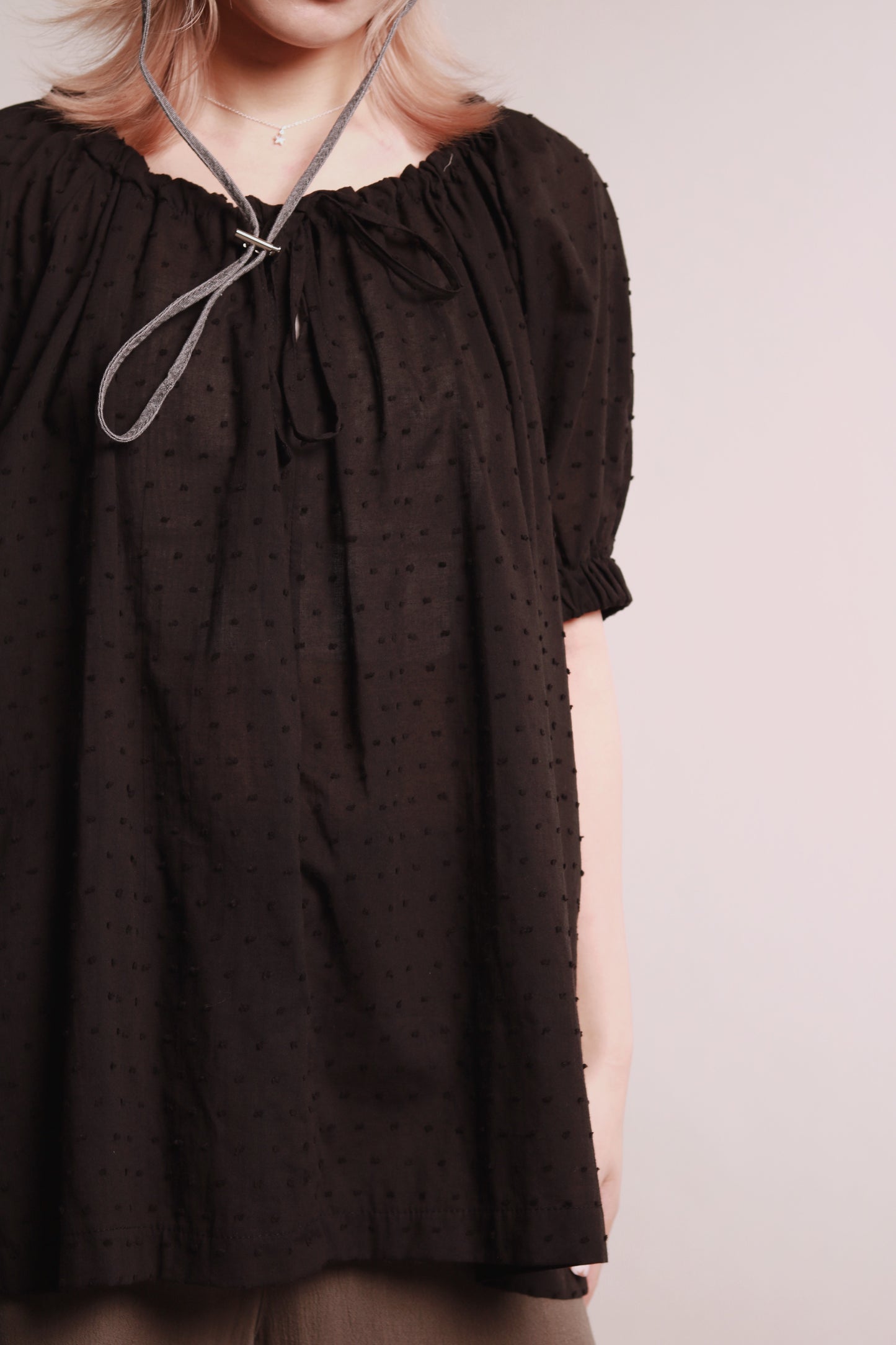 Dot Dot Blouse (Black)