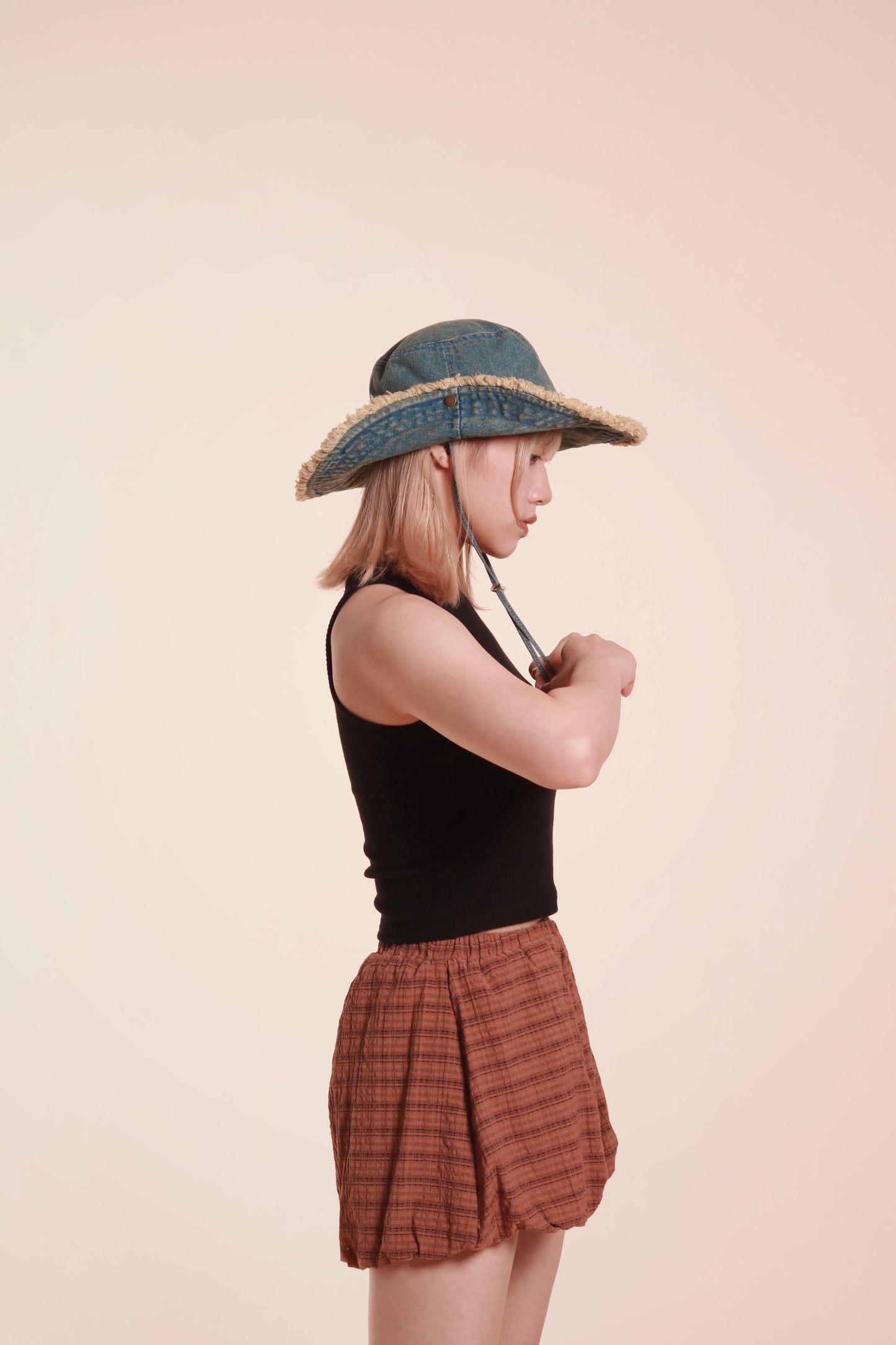 Padded Rib Tank (Black)