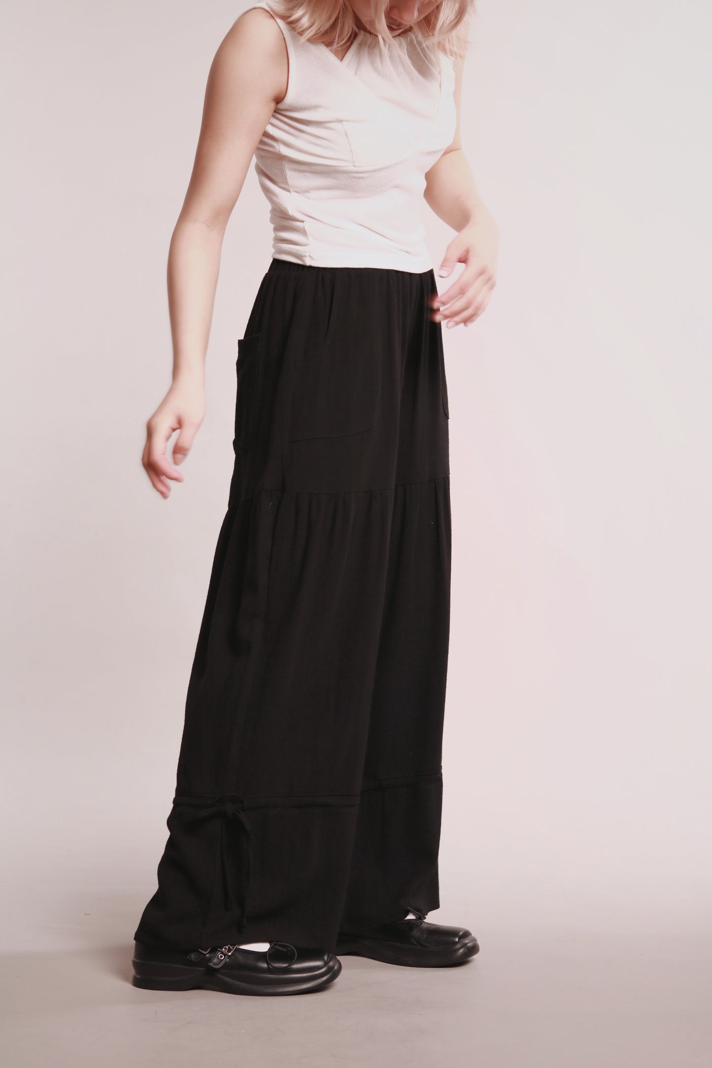 Linen Ease Pants (Black)