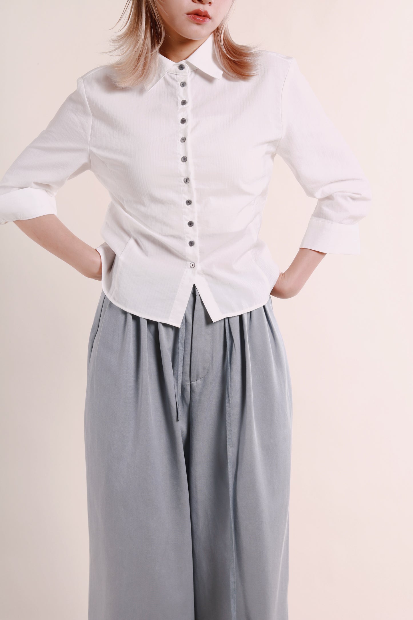 Clean Line Shirt (White)