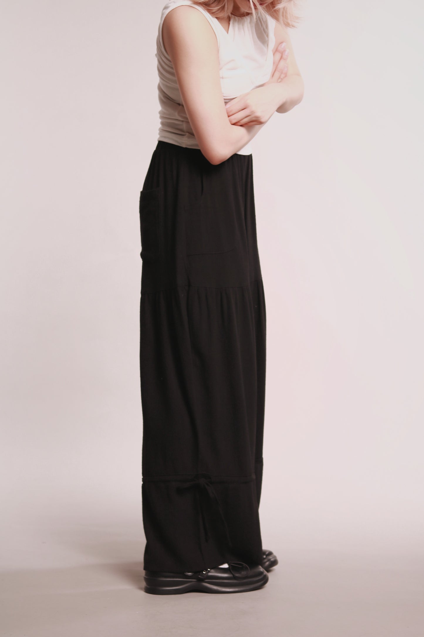 Linen Ease Pants (Black)