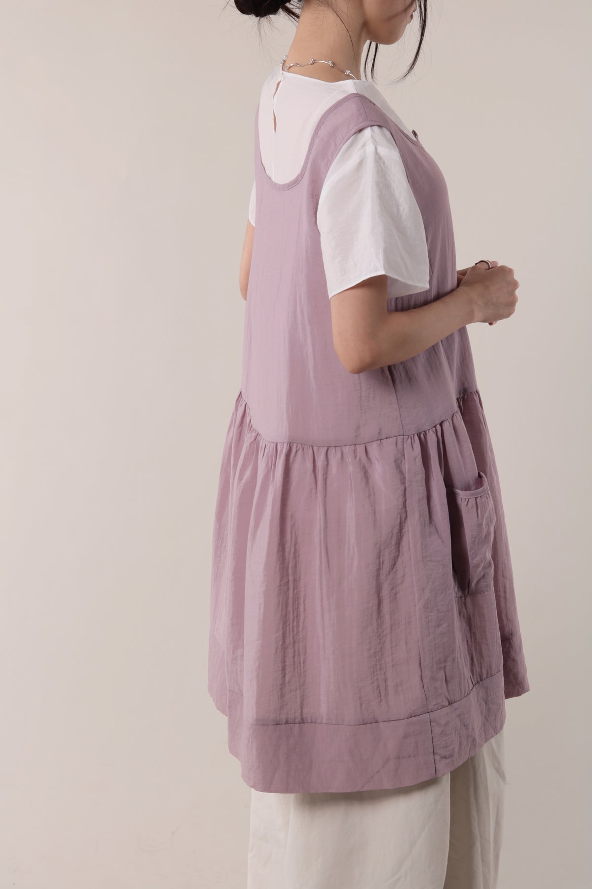 Asymmetric Twist Top (White)
