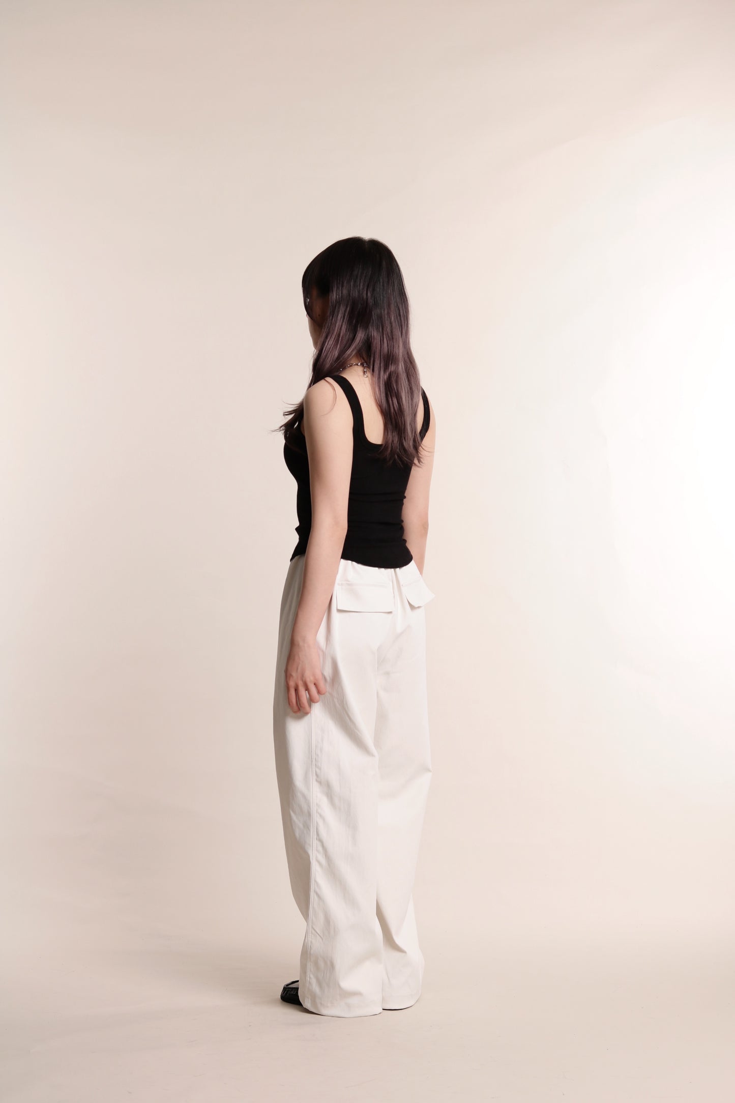 Square Neck Bra Top (Black)