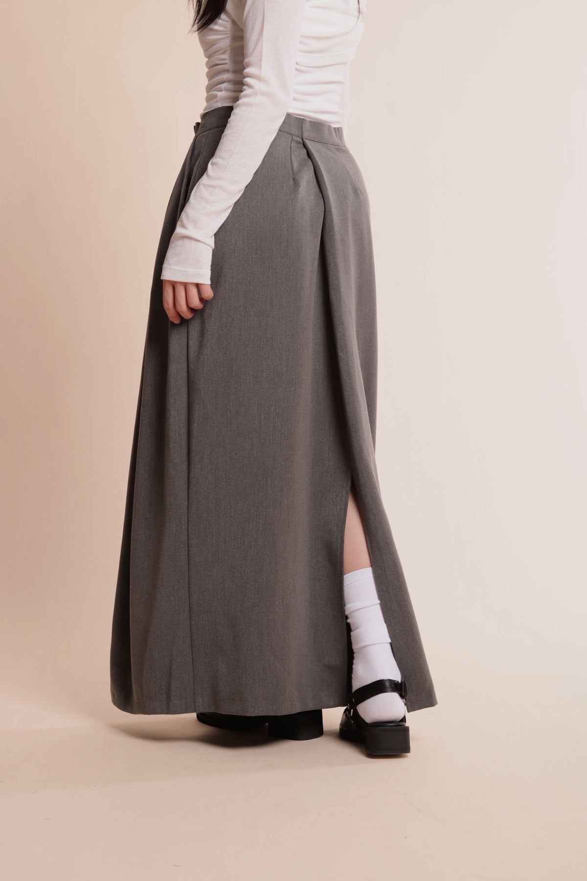 Split Skirt (Grey)