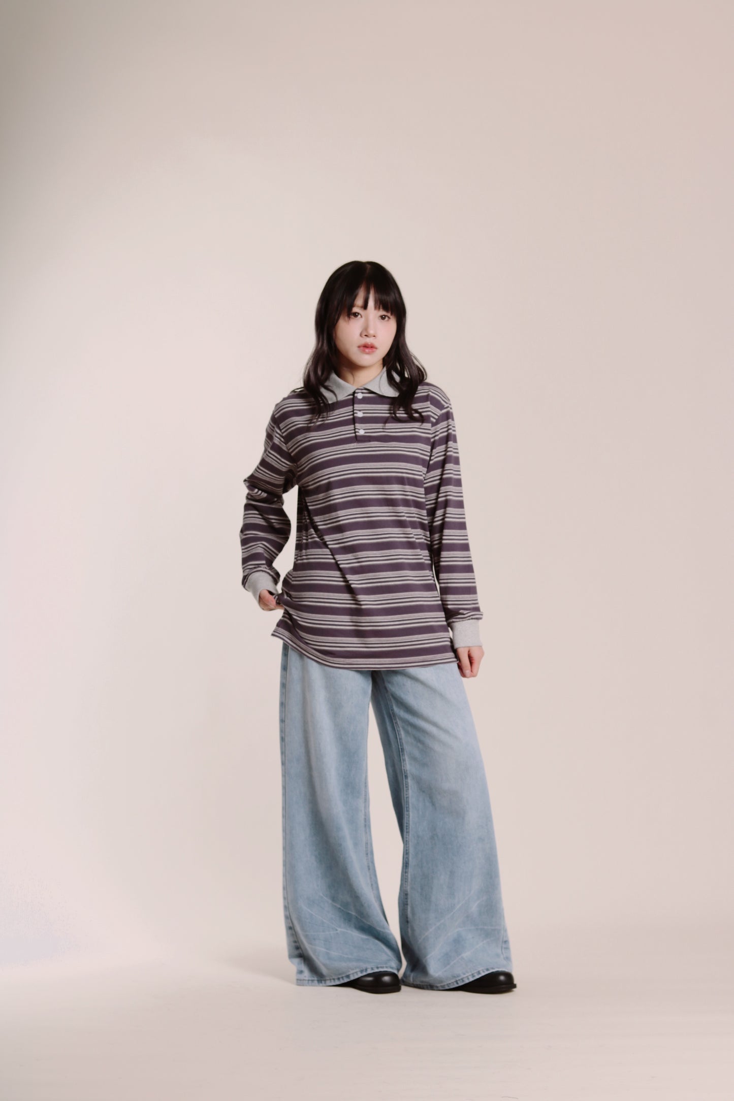 Striped Top (Purple)