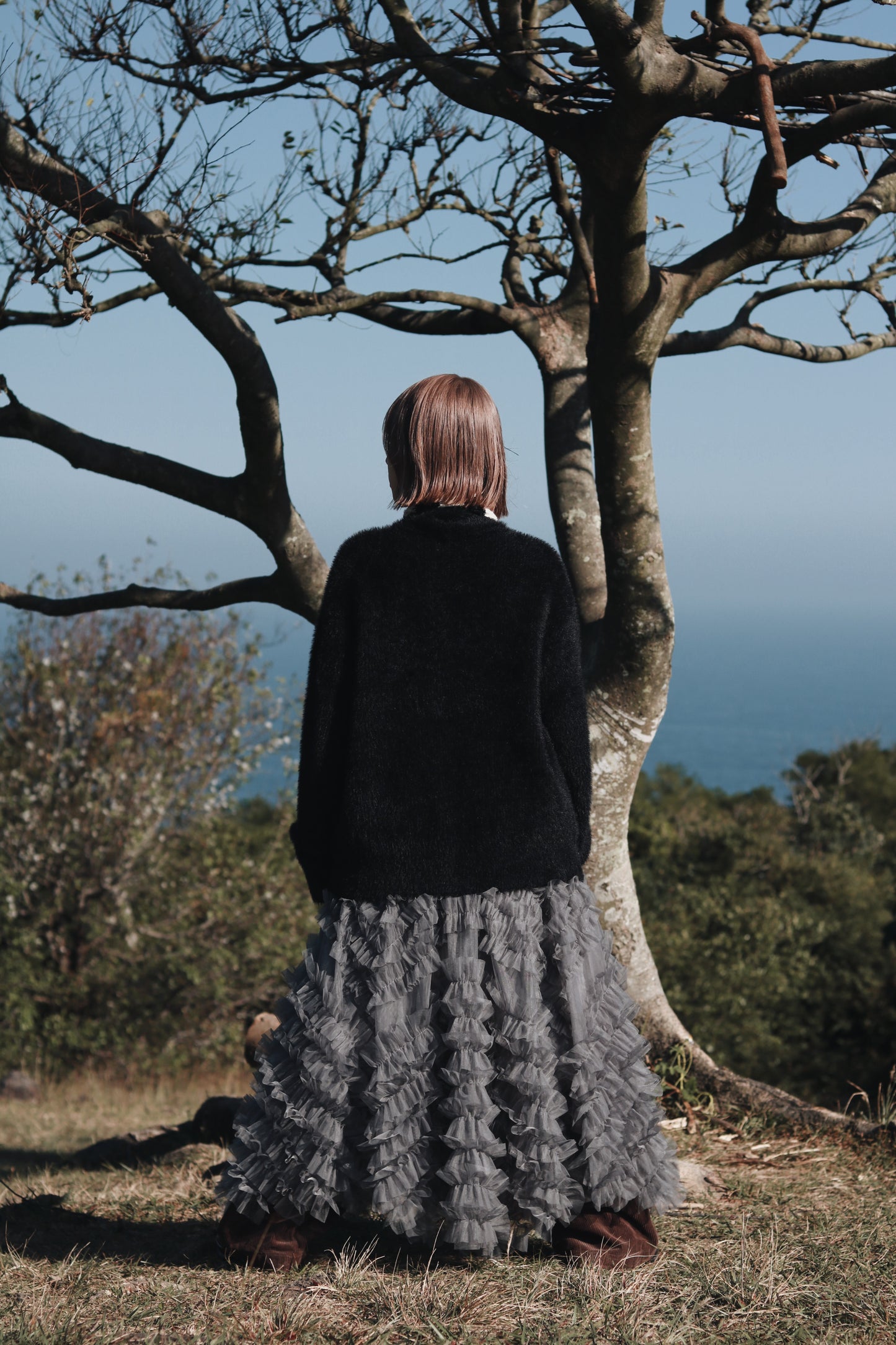 Doll Lace Skirt (Grey)