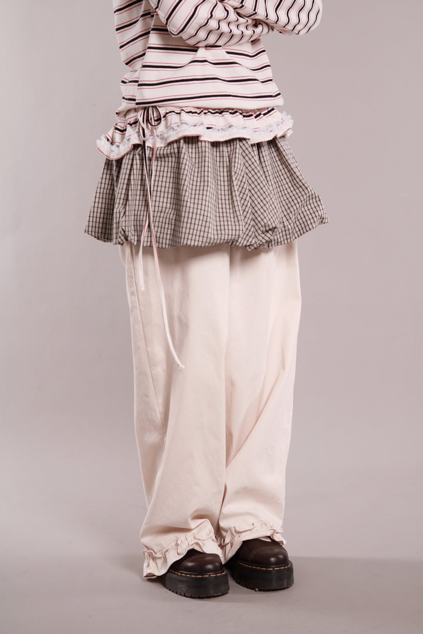 Ballon Mini Skirt (Beige)